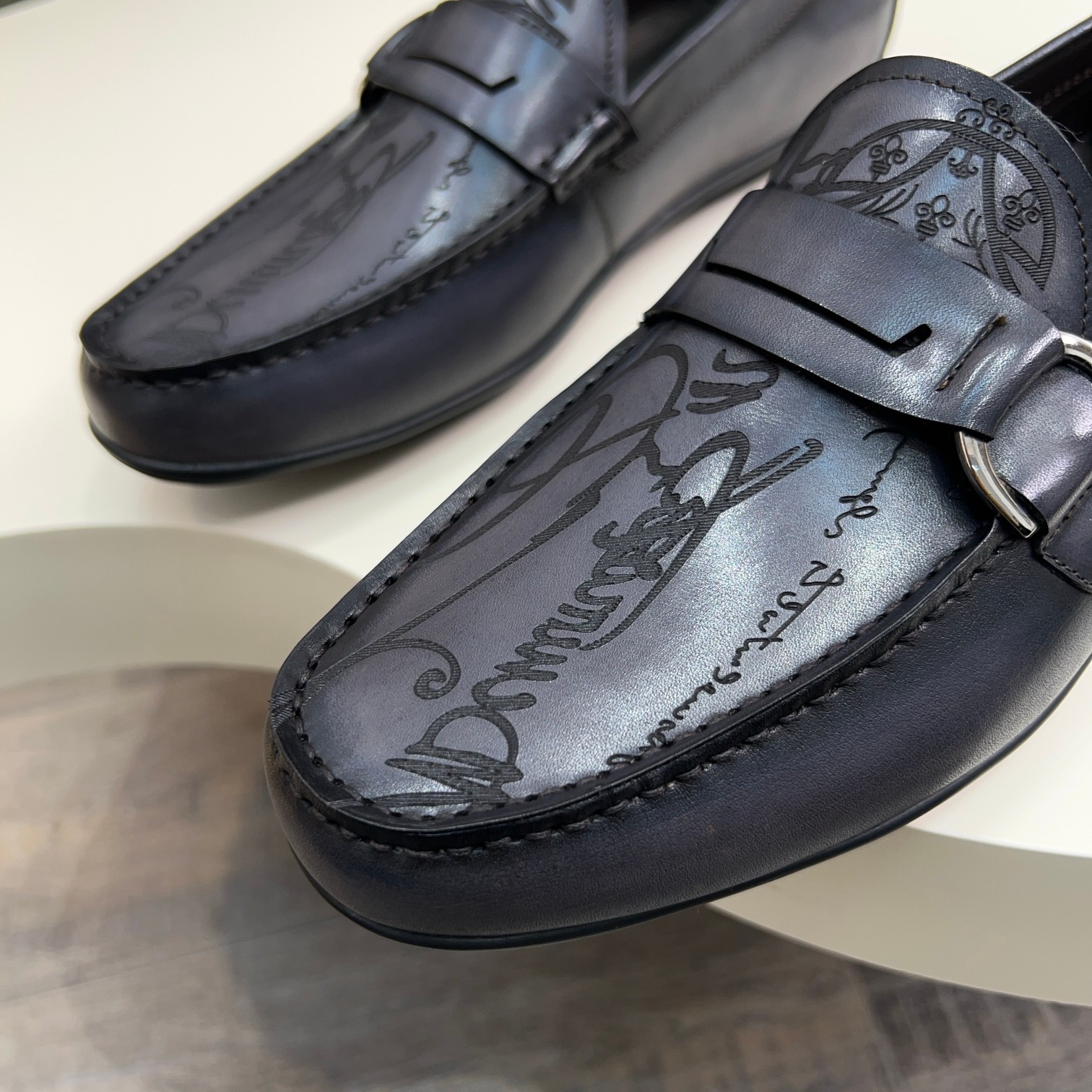 Berluti Men's Handmade Leather Loafers, Italian Calfskin - Sizes 39-44 9 a1743061183288 1123
