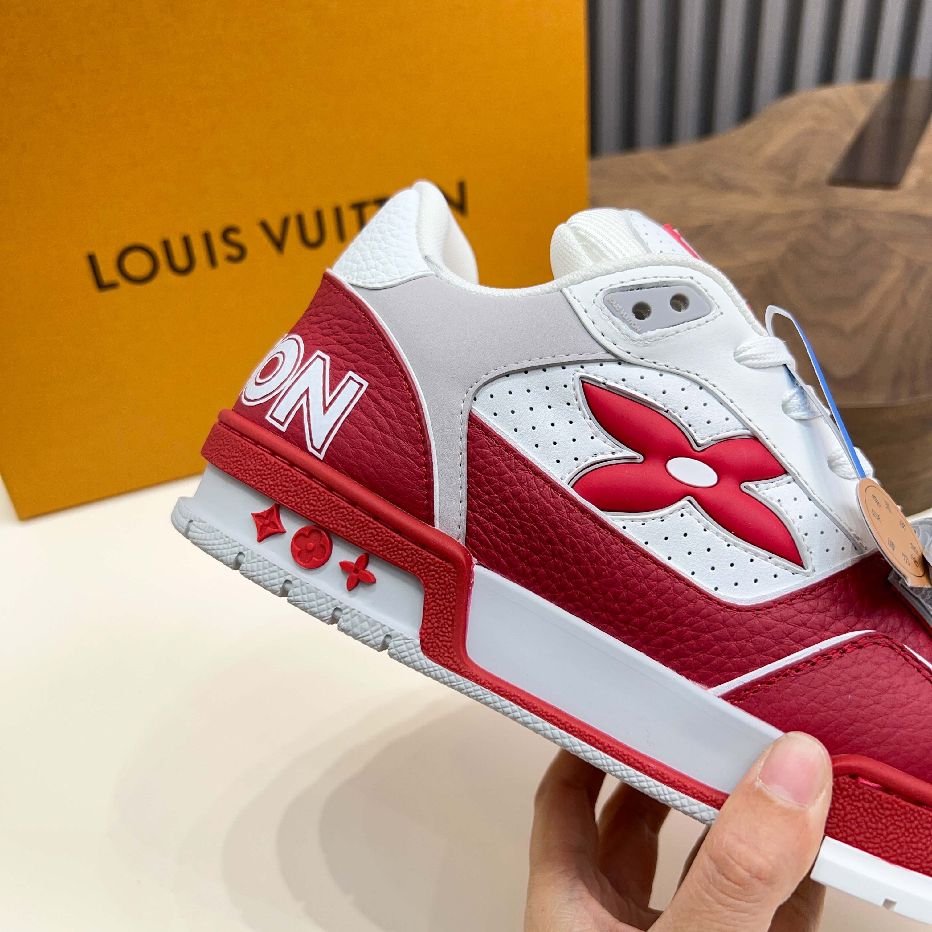 Louis Vuitton Trainer Sneaker: Leather, Monogram, Comfortable, Breathable 6 a1743229881334 7226