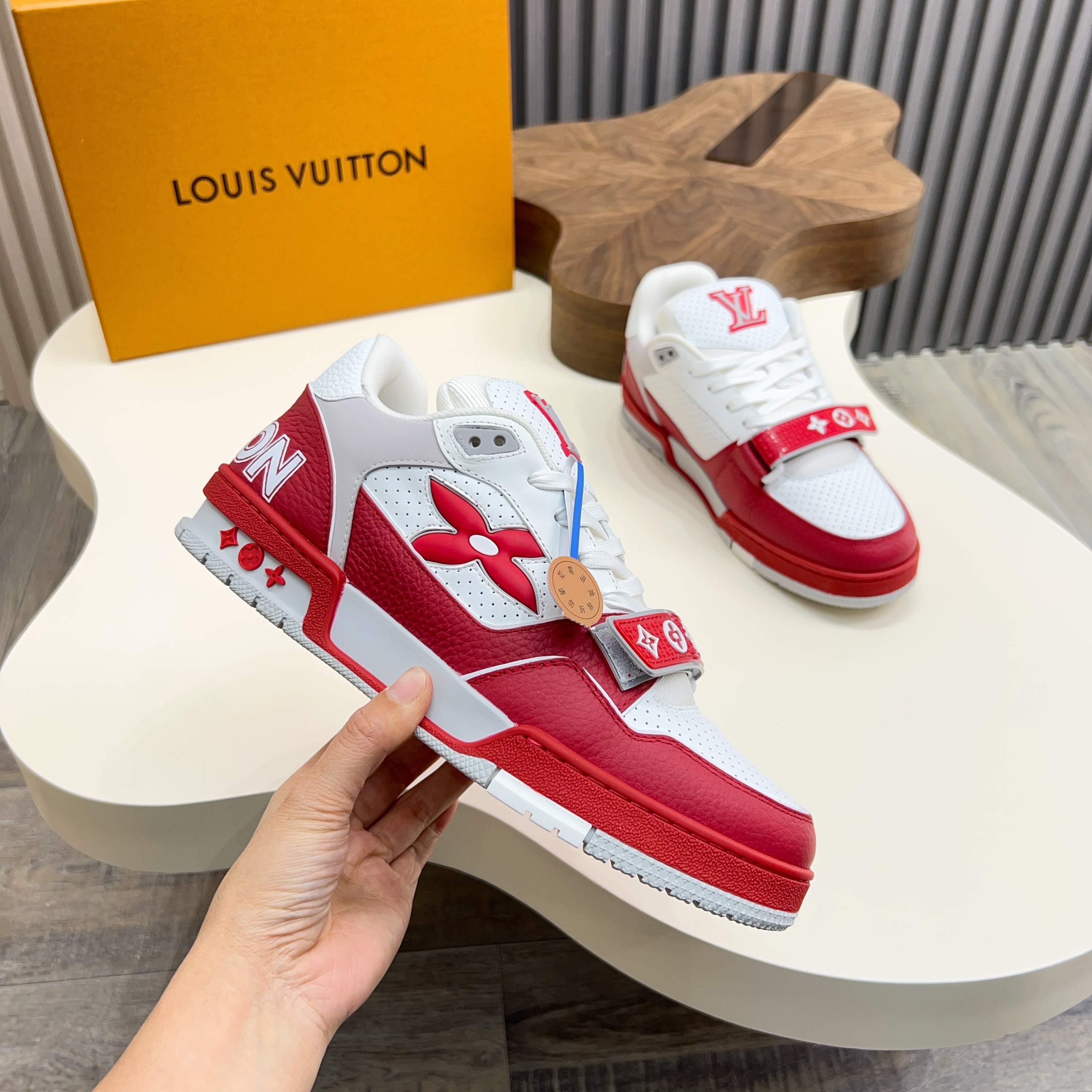Louis Vuitton Trainer Sneaker: Leather, Monogram, Comfortable, Breathable 3 a1743229881423 5063