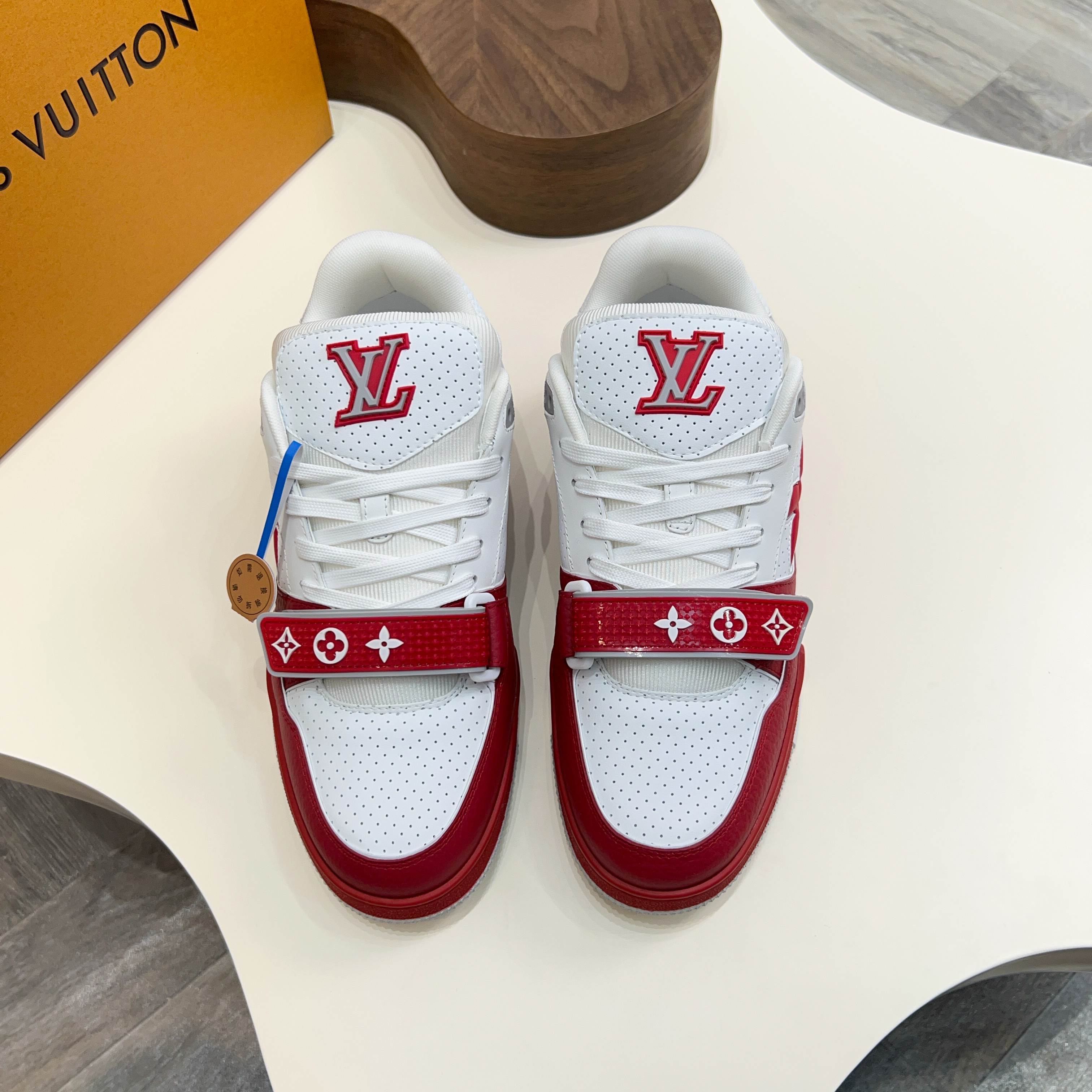 Louis Vuitton Trainer Sneaker: Leather, Monogram, Comfortable, Breathable 9 a1743229897827 0104
