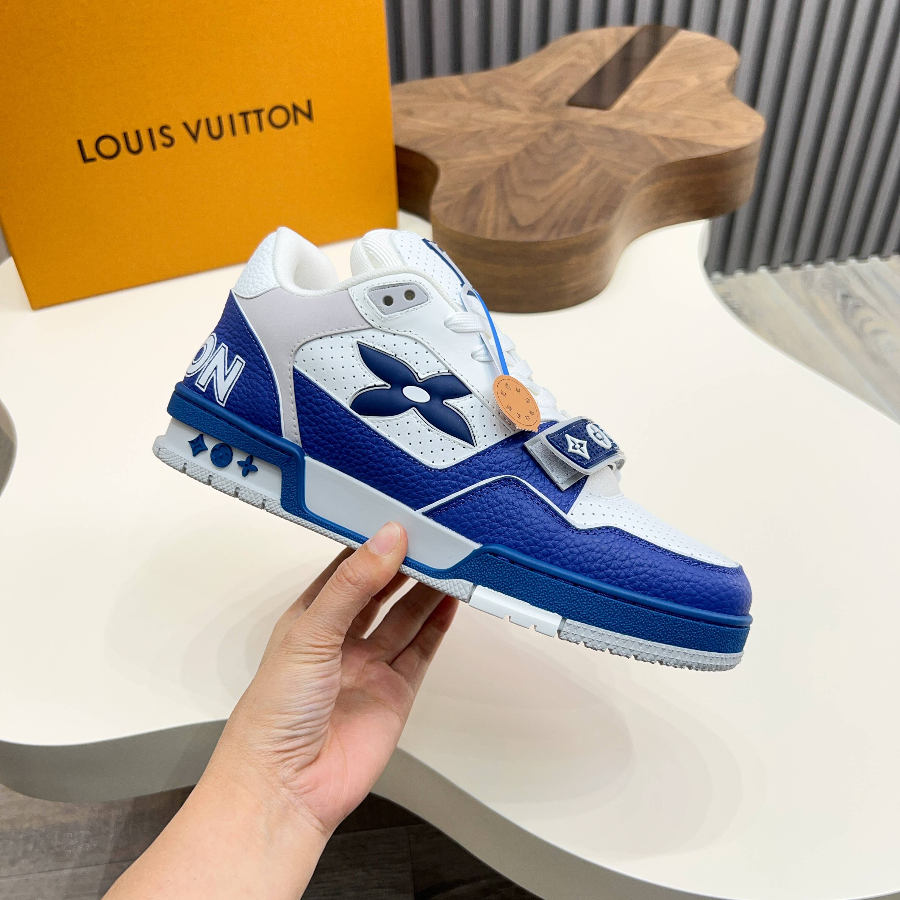 Louis Vuitton Trainer Sneaker: Leather, Monogram, Comfortable and Breathable 7 a1743229916345 8035