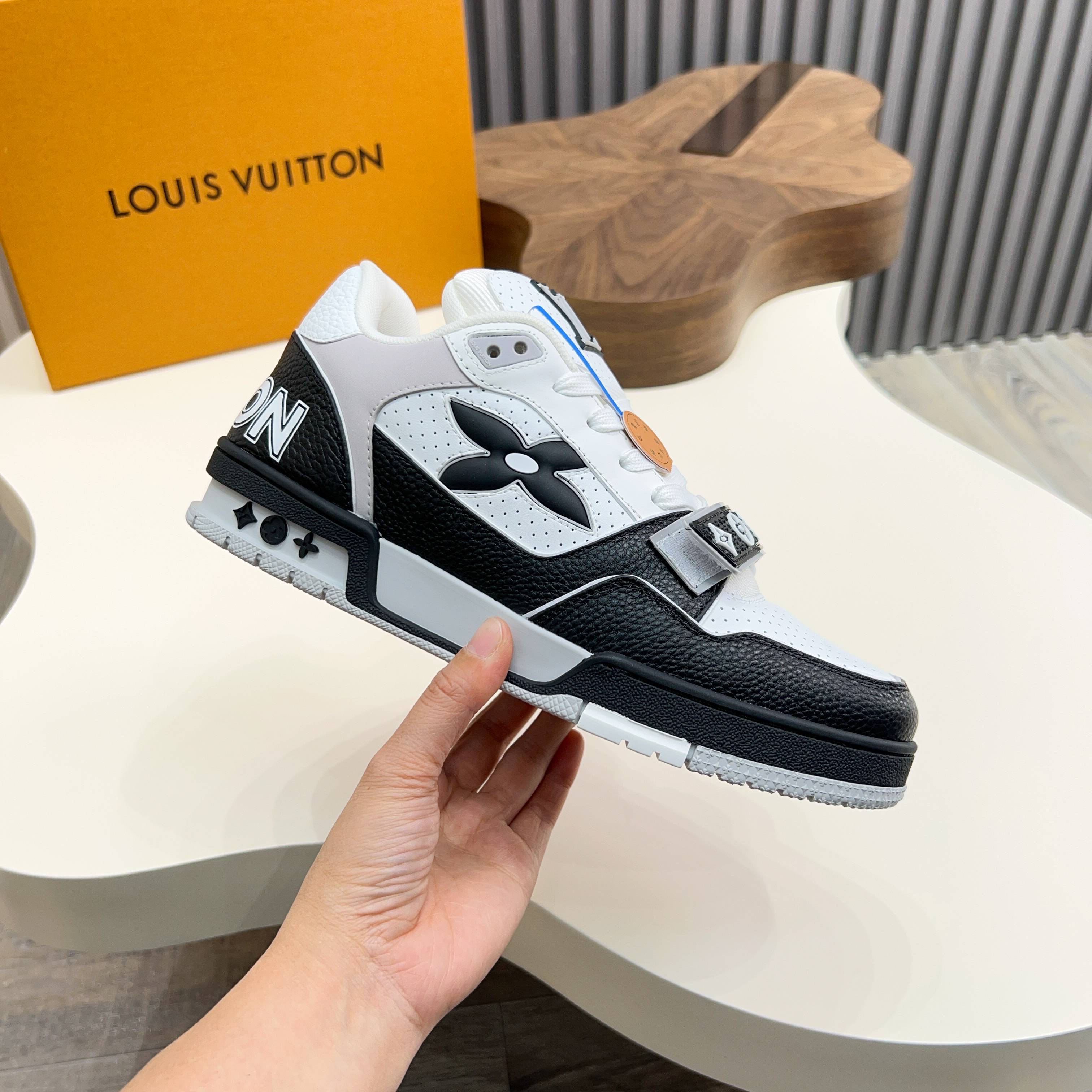 Louis Vuitton Trainer Sneaker: Leather, Monogram, Comfortable & Breathable 9 a1743229937101 5282