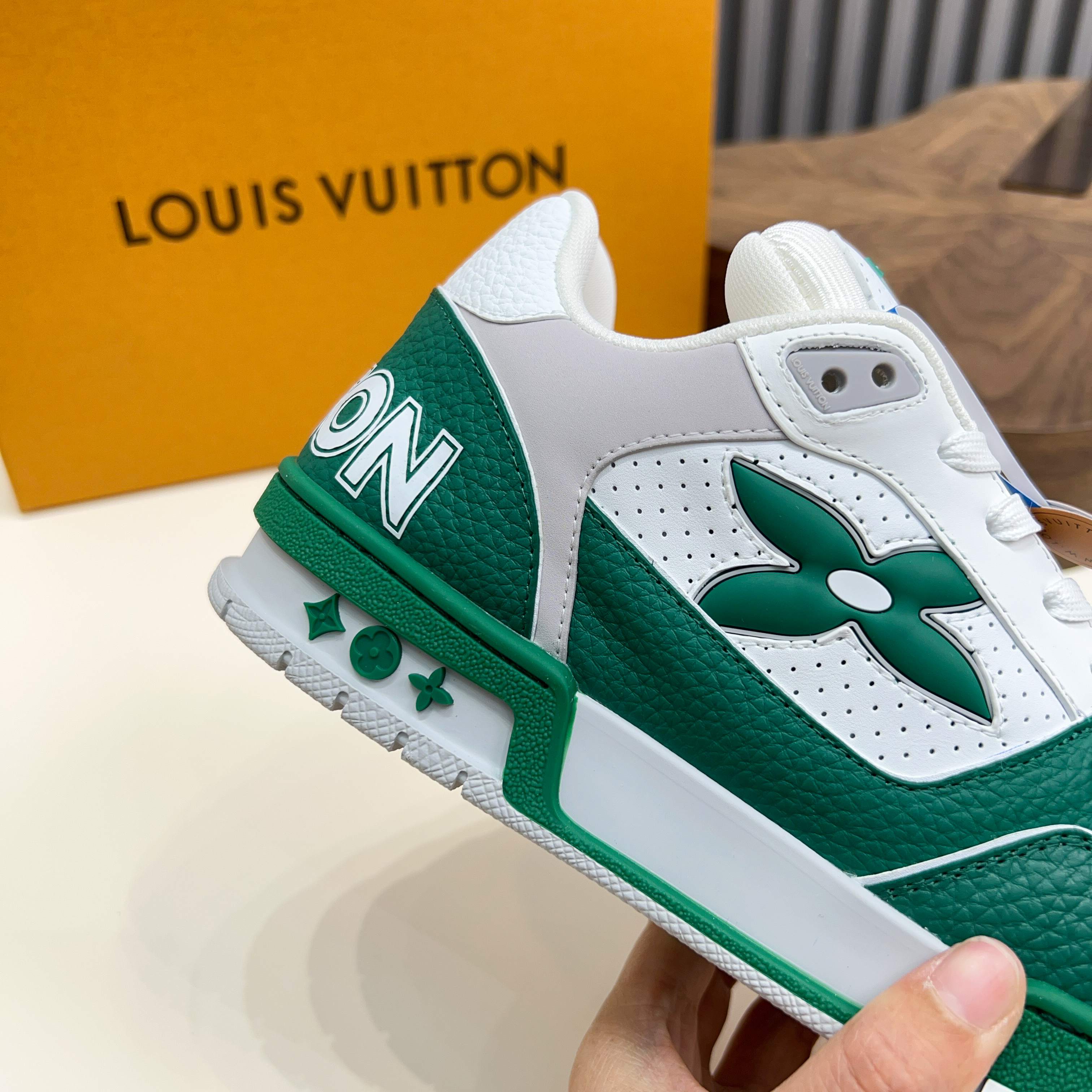 Louis Vuitton Trainer Sneaker: Leather, Monogram, Comfort, Style & Breathable 6 a1743229938659 3468