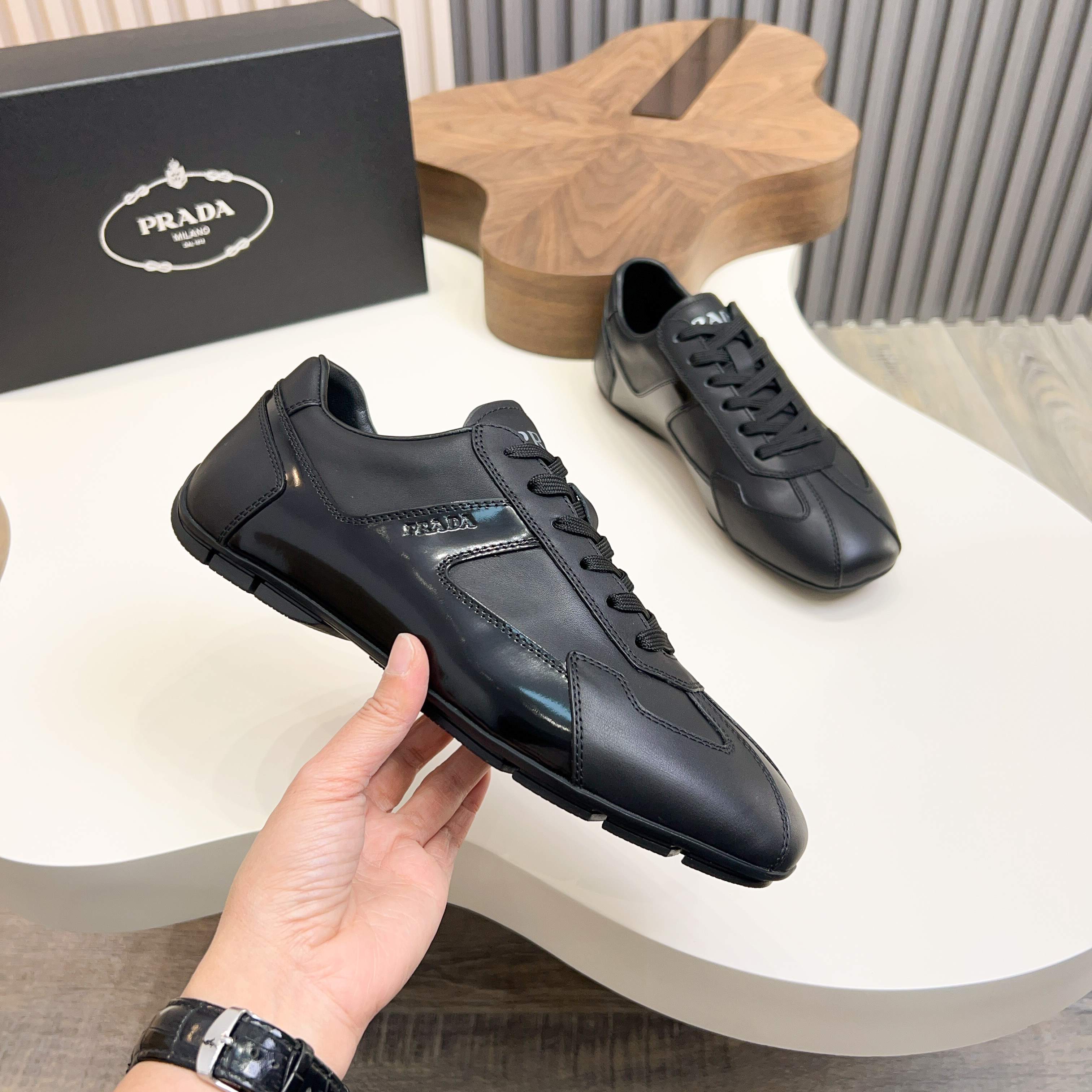 Prada Wind Series Men's Leather Sneakers - Comfortable and Stylish 3 a1743510202727 7436