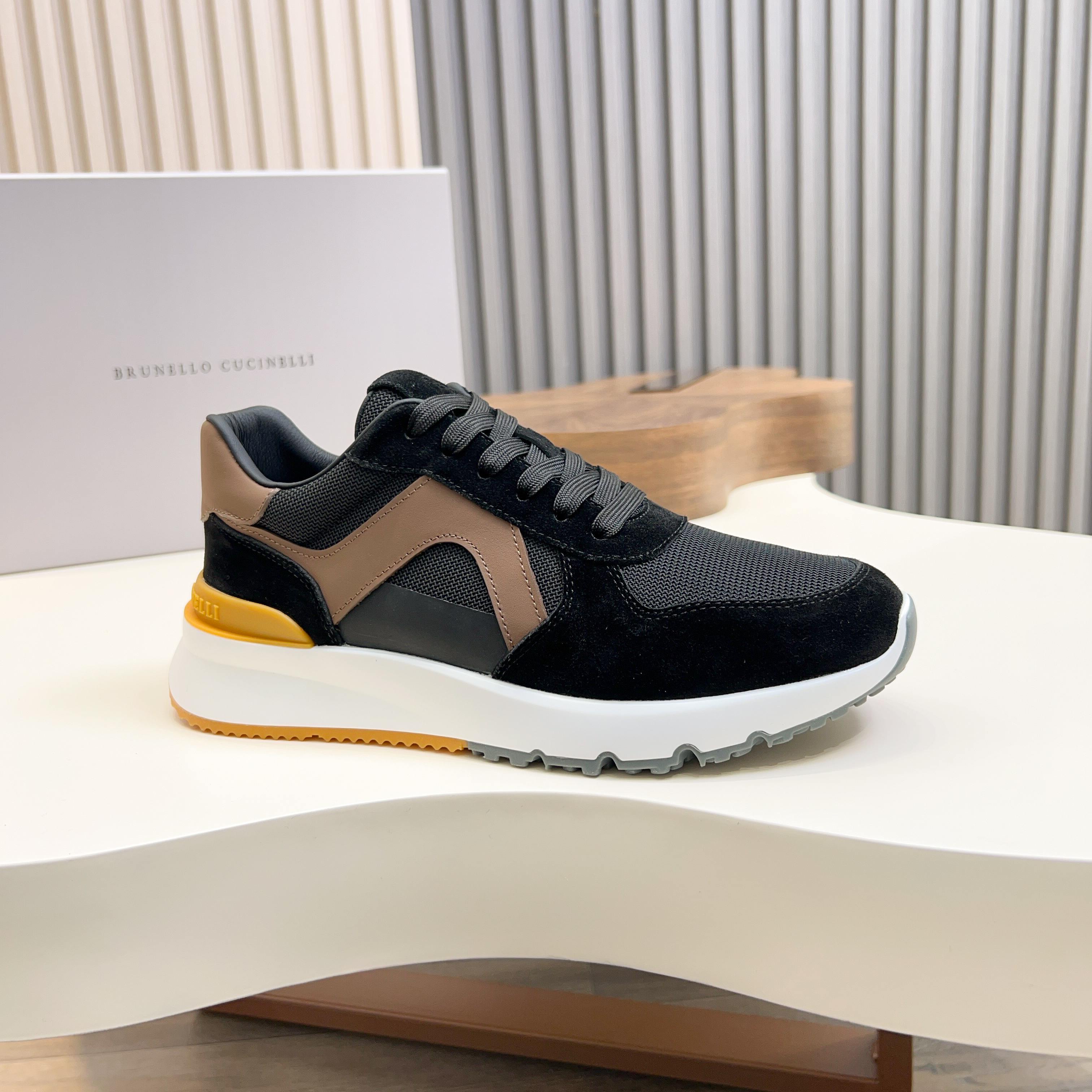 Brunello Cucinelli dinero viejo estilo italiano de lujo superior zapatos casuales de los hombres, la