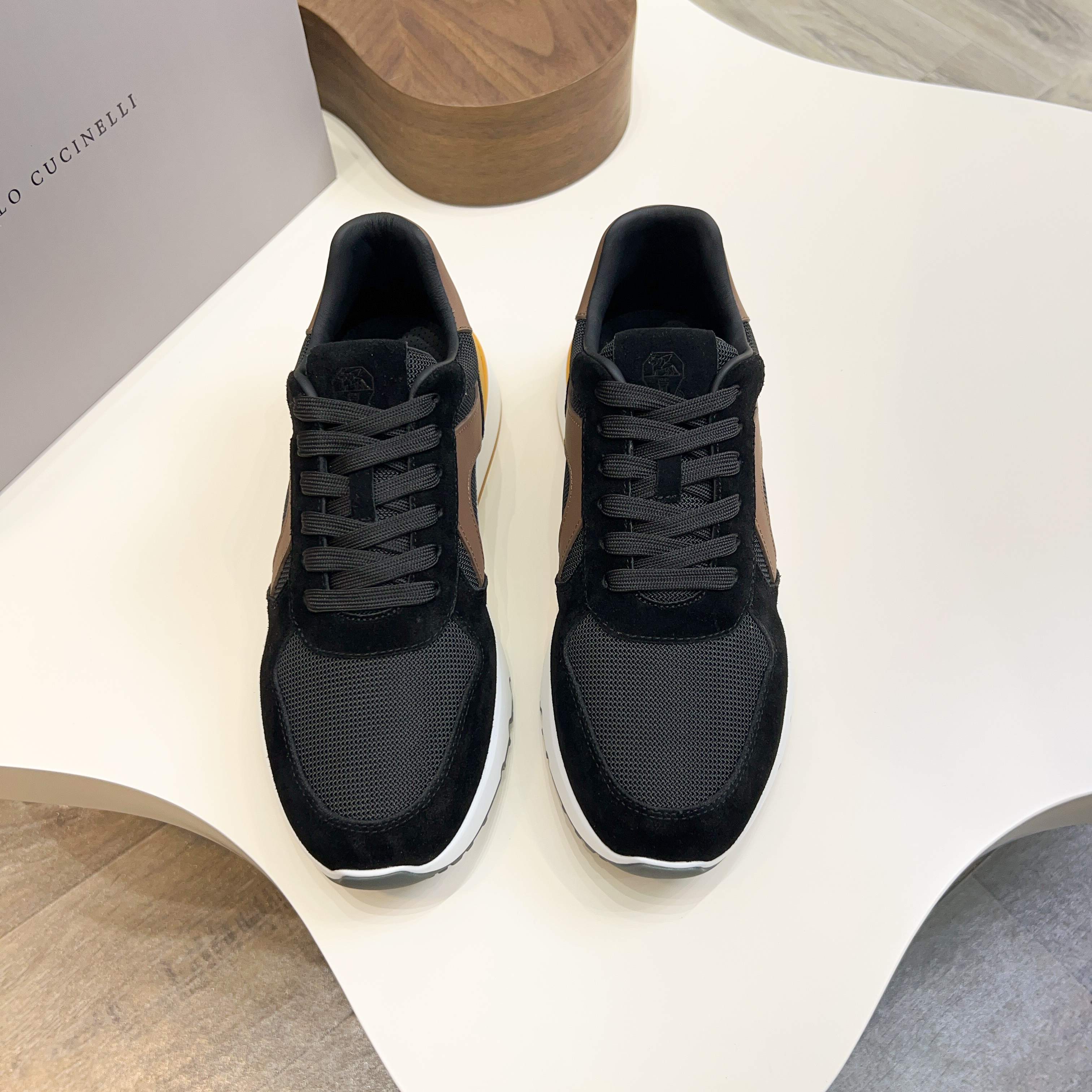 Brunello Cucinelli dinero viejo estilo italiano de lujo superior zapatos casuales de los hombres, la