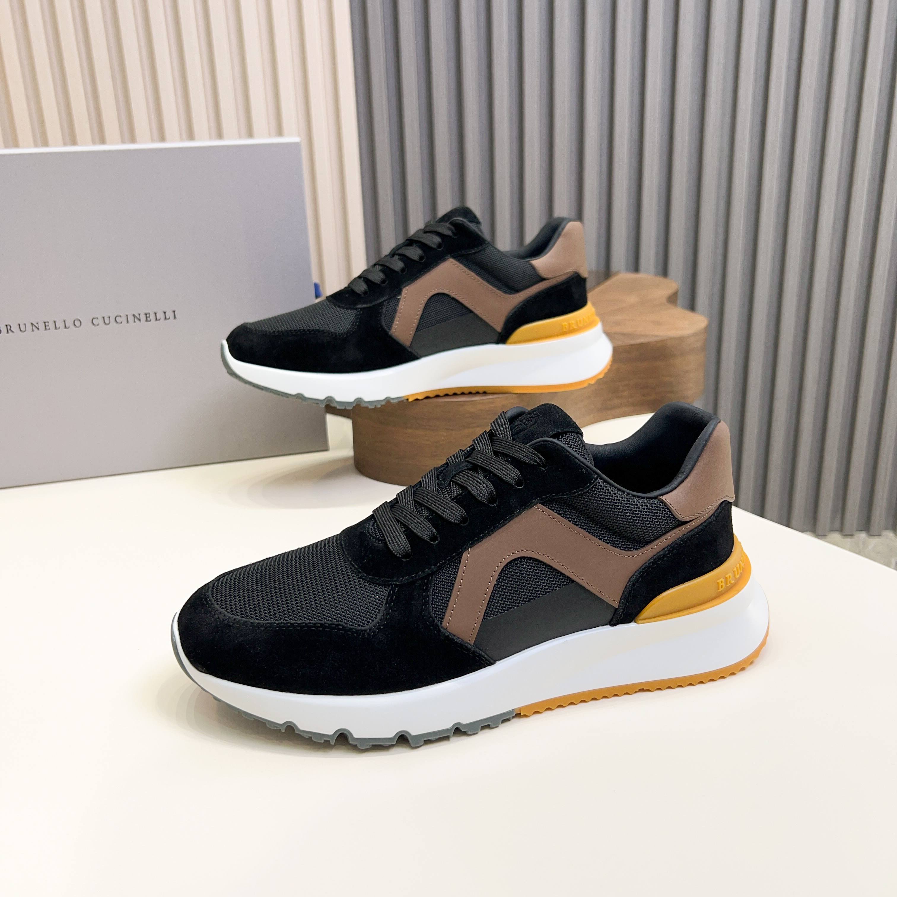 Brunello Cucinelli dinero viejo estilo italiano de lujo superior zapatos casuales de los hombres, la