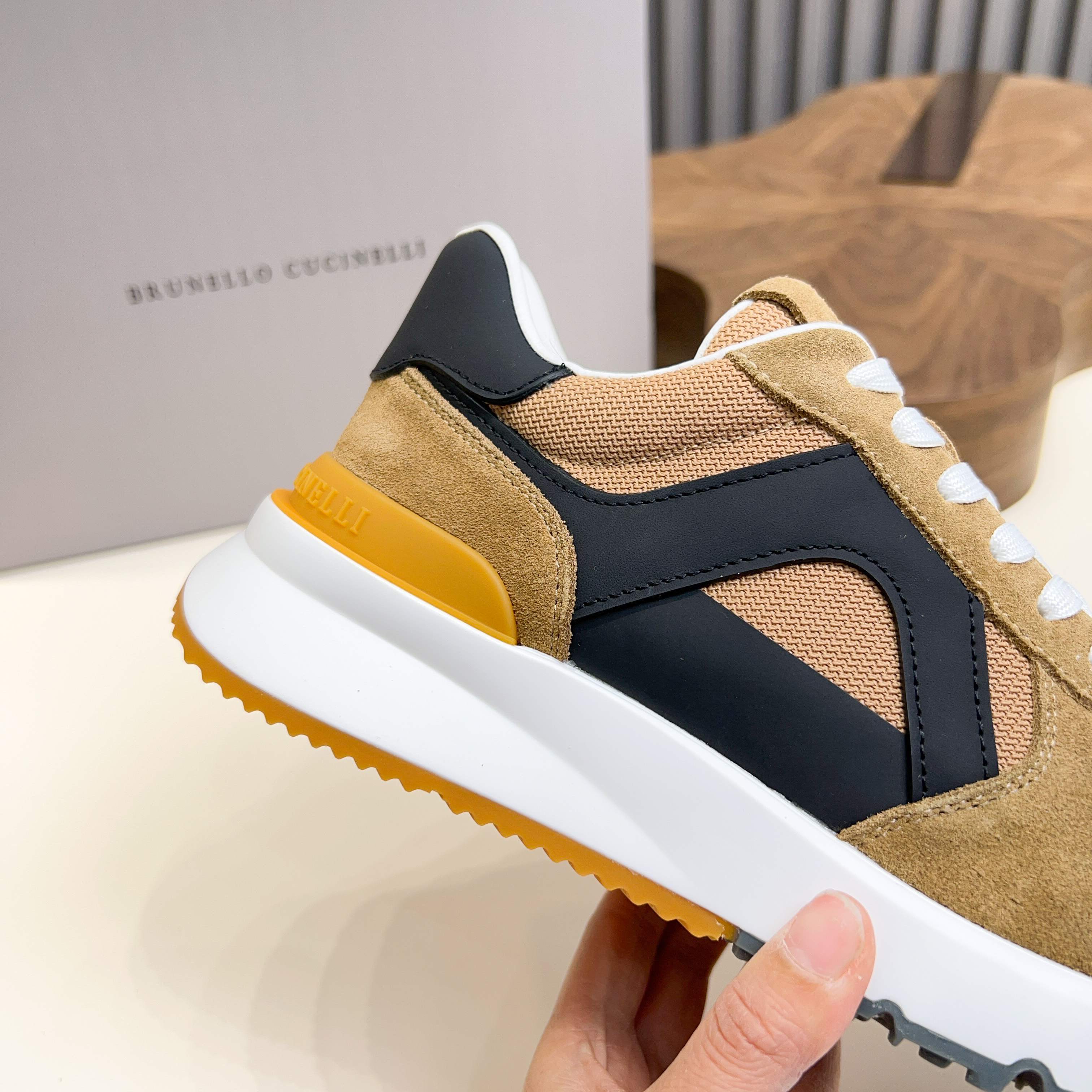 Brunello Cucinelli dinero viejo estilo italiano de lujo superior zapatos casuales de los hombres, la