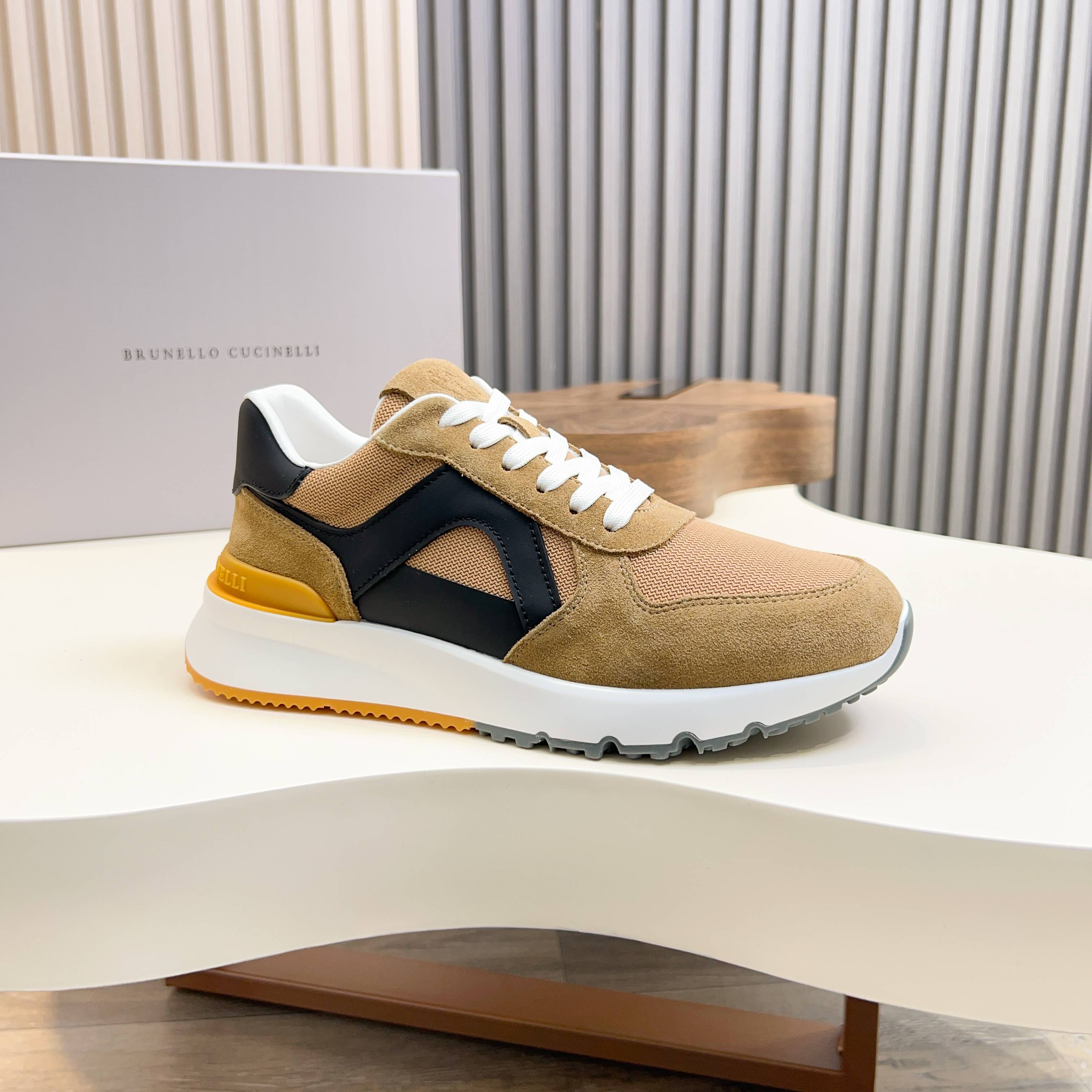 Brunello Cucinelli dinero viejo estilo italiano de lujo superior zapatos casuales de los hombres, la