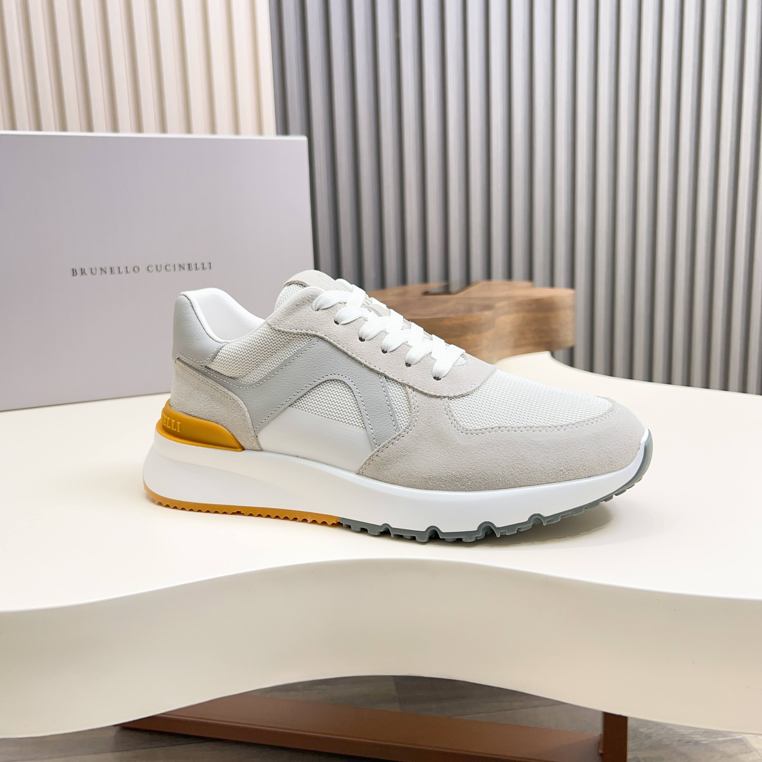 Brunello Cucinelli dinero viejo estilo italiano de lujo superior zapatos casuales de los hombres, la