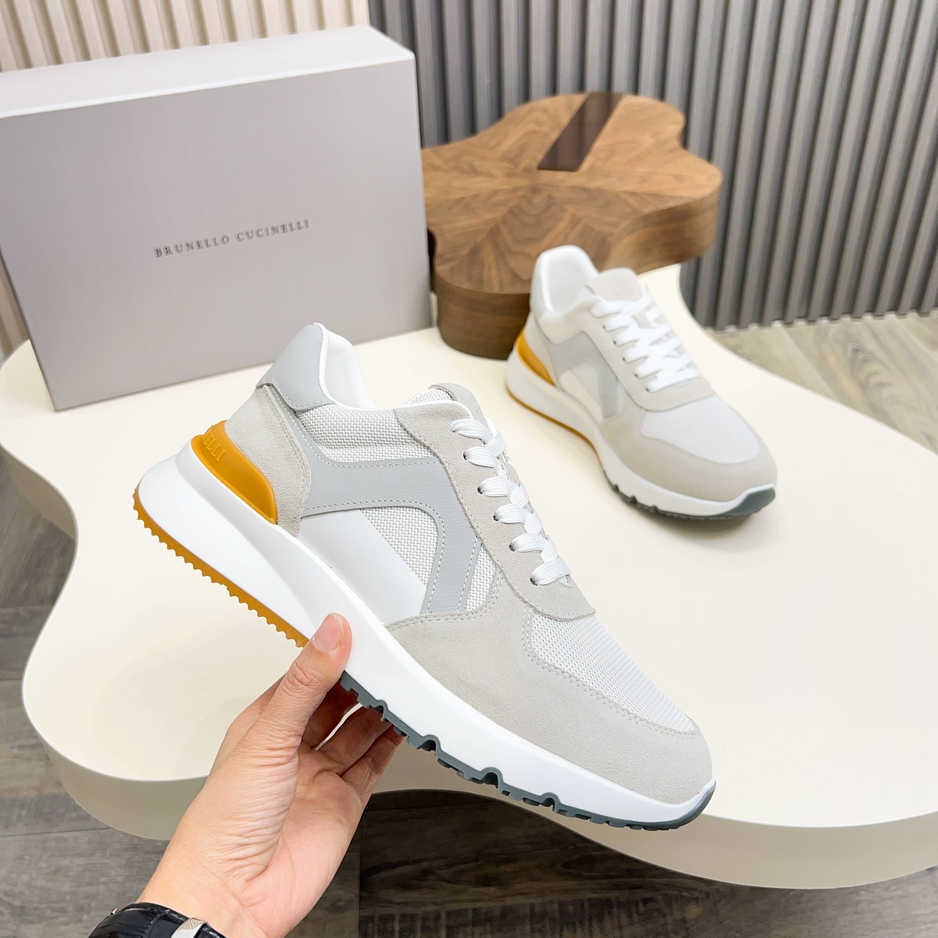 Brunello Cucinelli dinero viejo estilo italiano de lujo superior zapatos casuales de los hombres, la