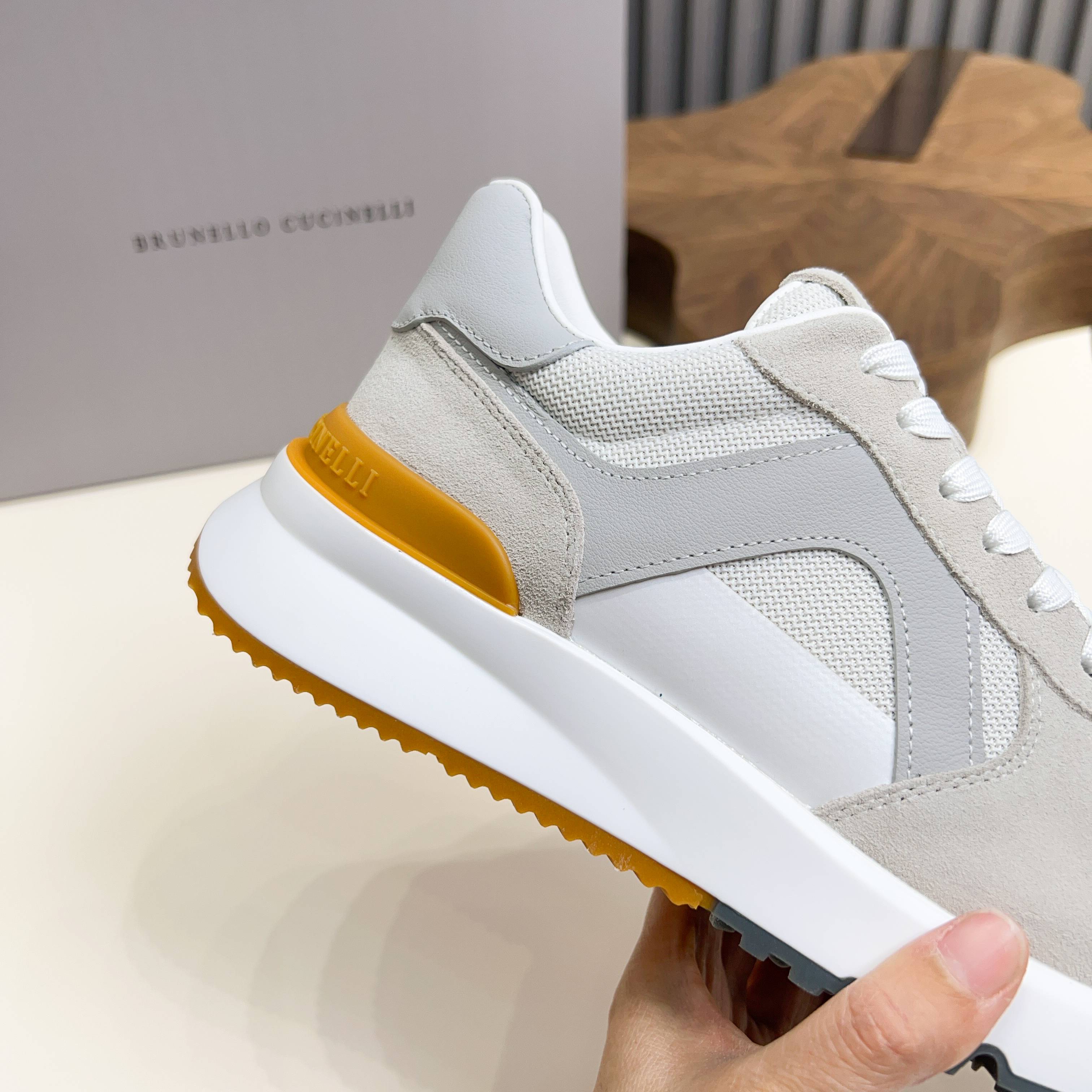 Brunello Cucinelli dinero viejo estilo italiano de lujo superior zapatos casuales de los hombres, la