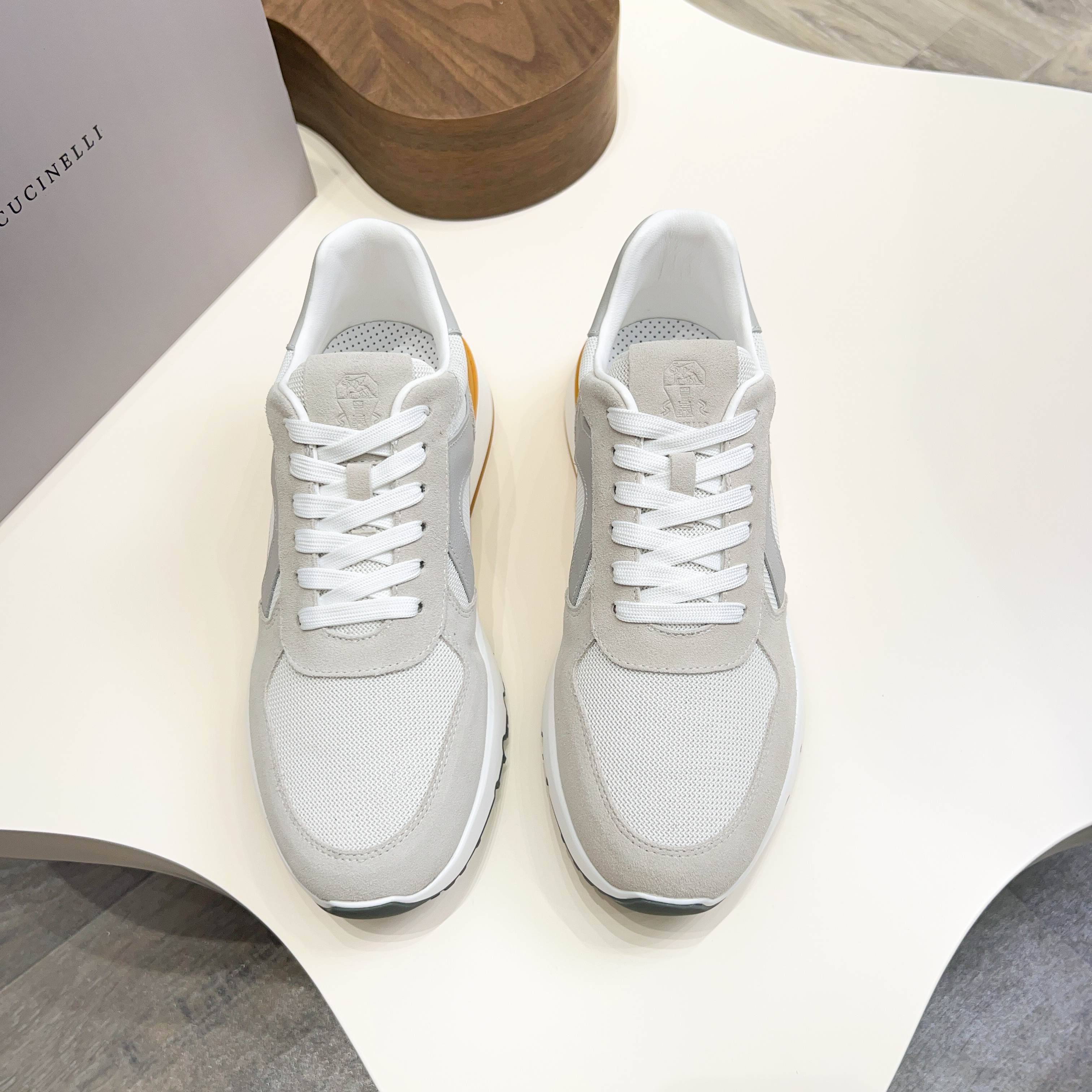 Brunello Cucinelli dinero viejo estilo italiano de lujo superior zapatos casuales de los hombres, la