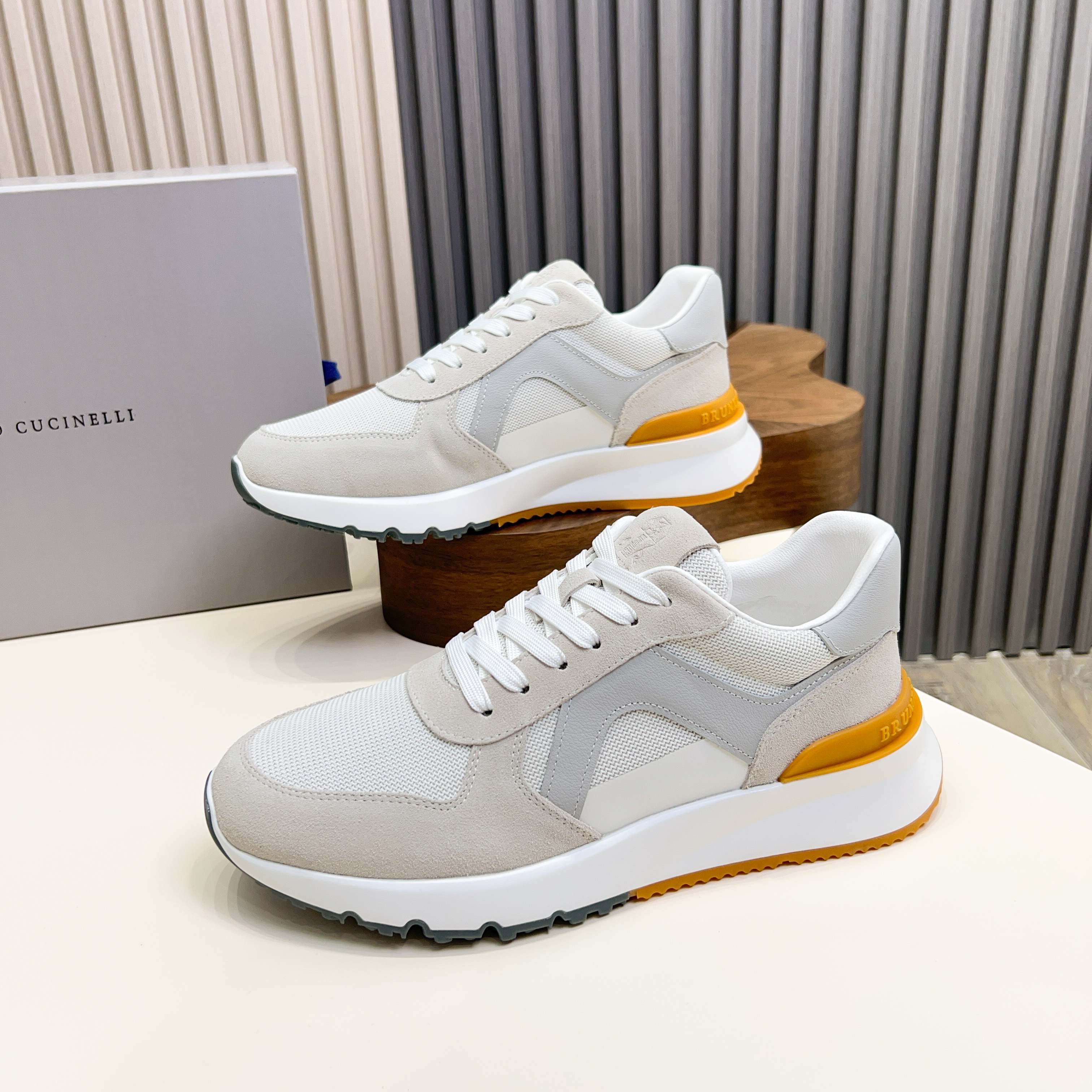 Brunello Cucinelli dinero viejo estilo italiano de lujo superior zapatos casuales de los hombres, la