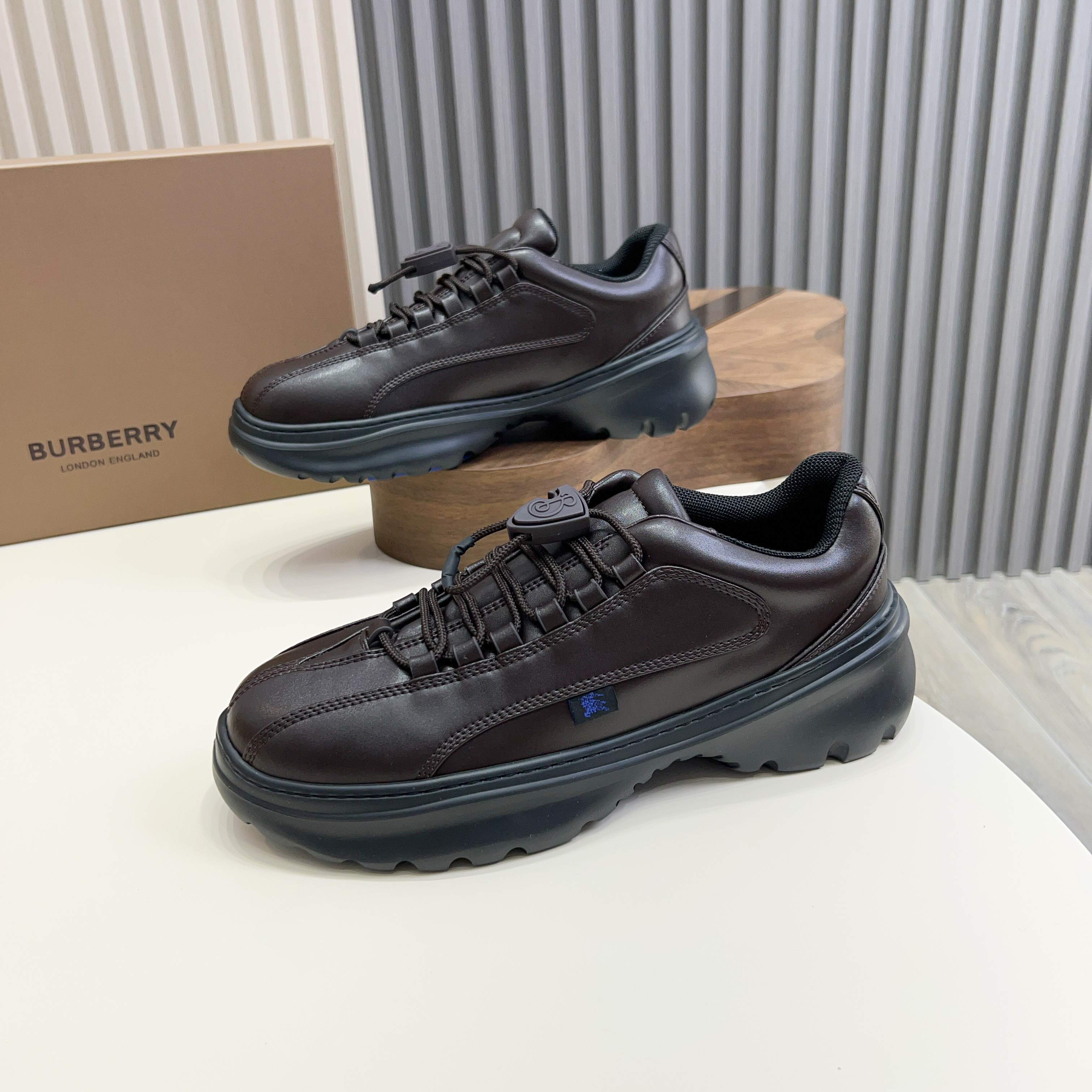 Burberry Burberry Scoot serie nuevos zapatos casuales de los hombres Se busca línea brillante zapato