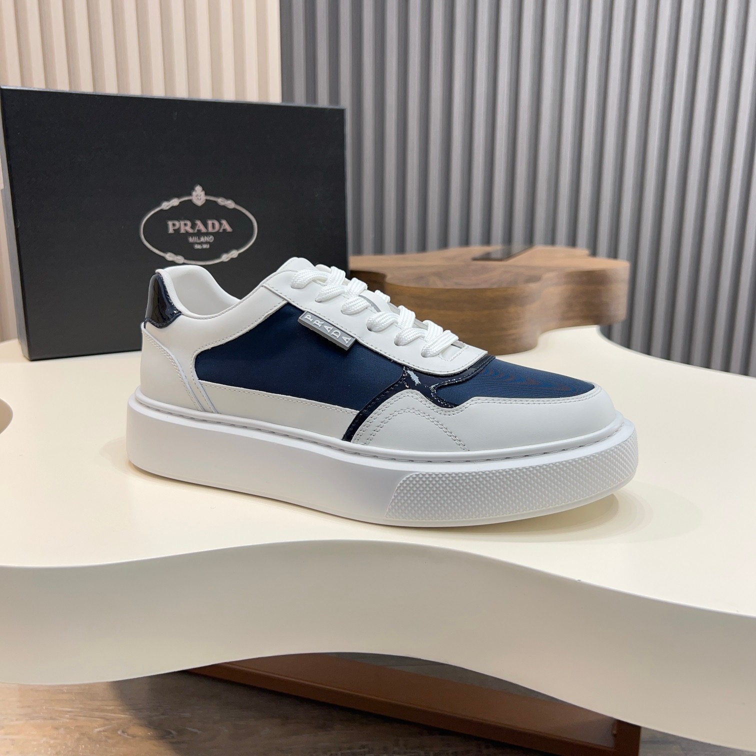 Prada Men's Leather Sneakers, New Casual Sports Style - Size 39-44 8 a1744086467441 6276