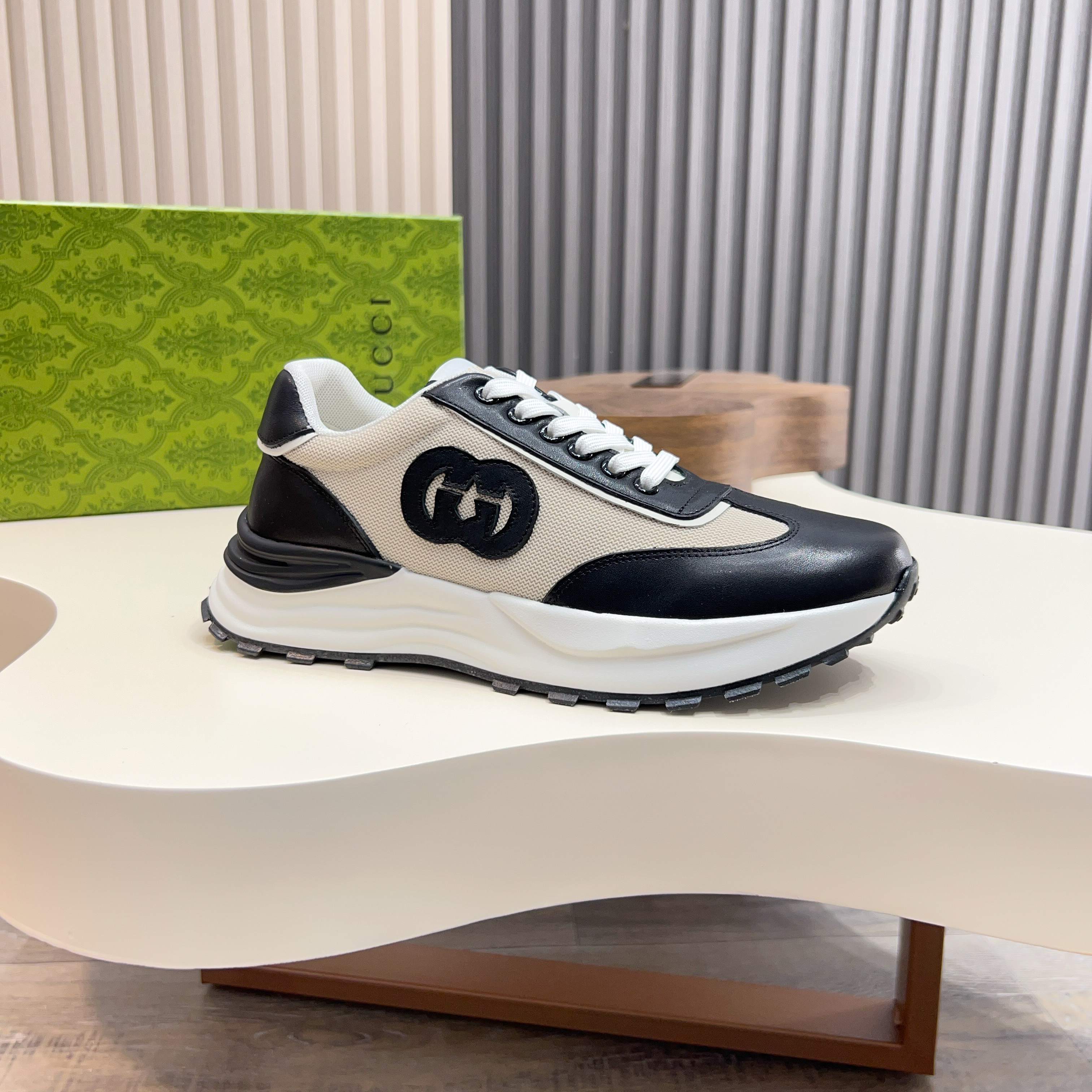Gucci Men's Leather Sneakers - Comfortable, Stylish, and Detailed Design 5 a1744496500376 7753