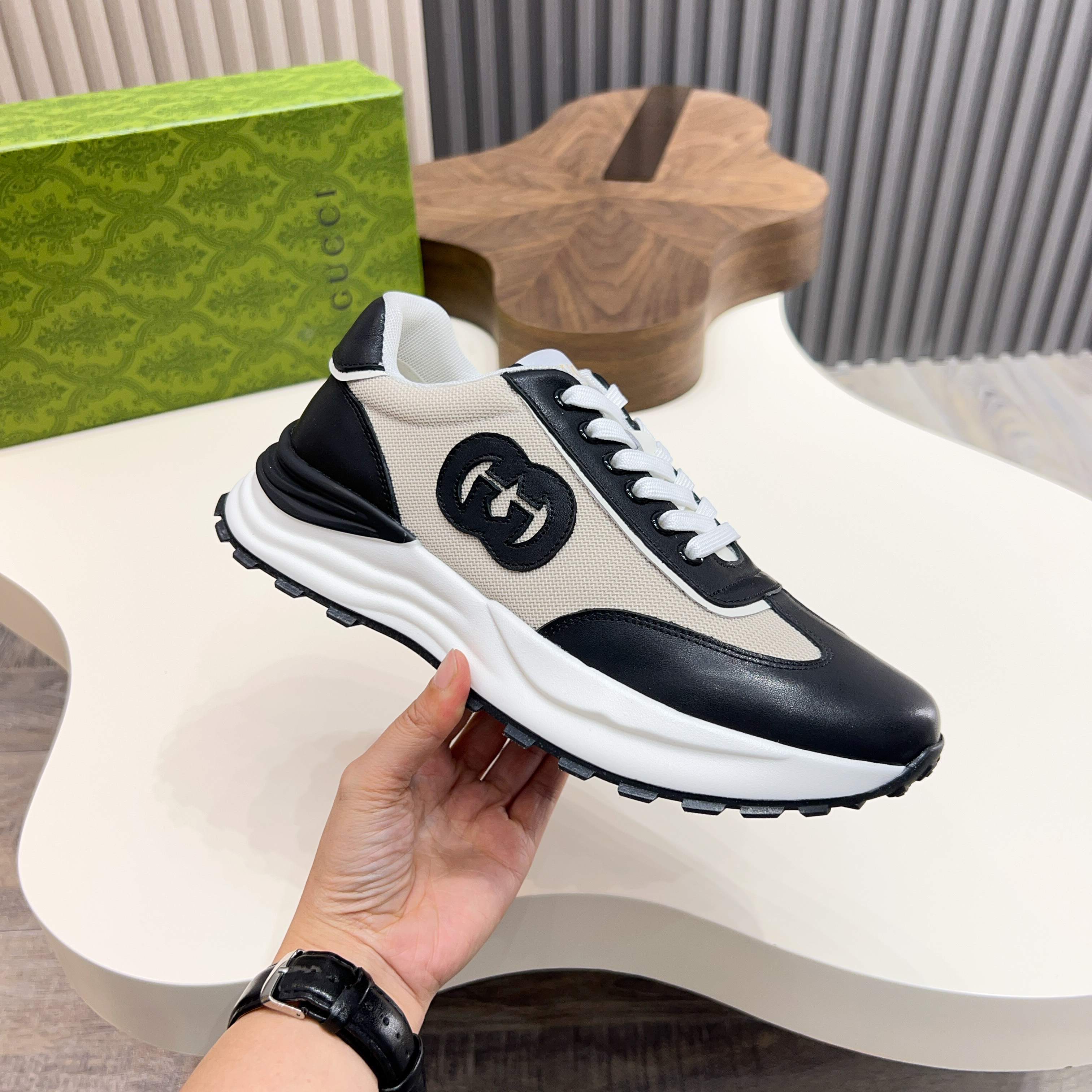 Gucci Men's Leather Sneakers - Comfortable, Stylish, and Detailed Design 11 a1744496500460 4700