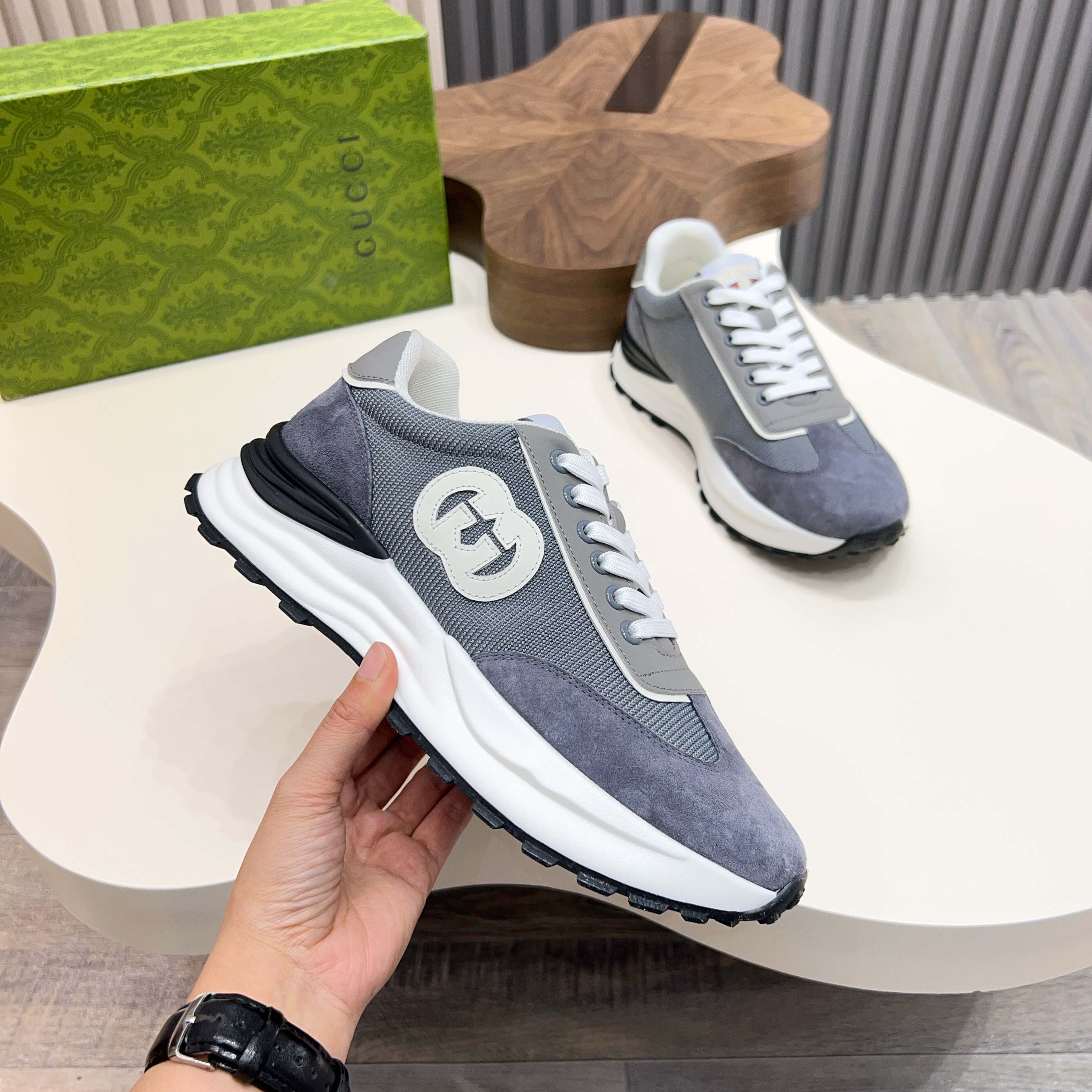 Gucci Men's Leather Sneakers - Comfortable & Stylish, Sizes 39-44 3 a1744496587801 1606