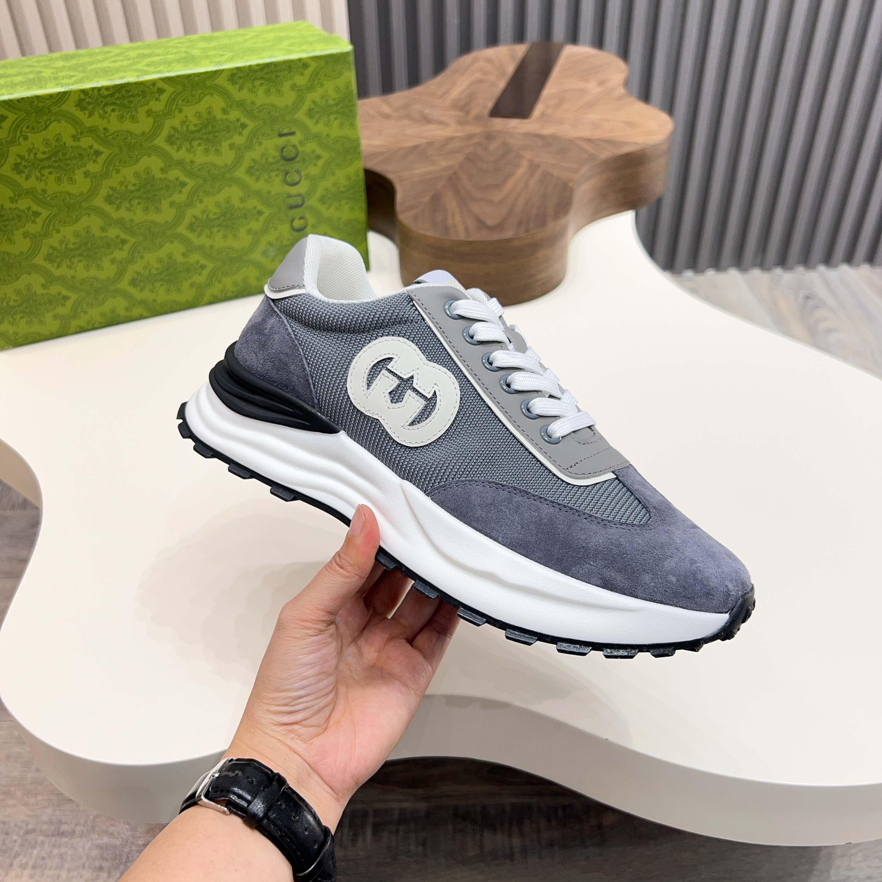 Gucci Men's Leather Sneakers - Comfortable & Stylish, Sizes 39-44 7 a1744496589795 2465