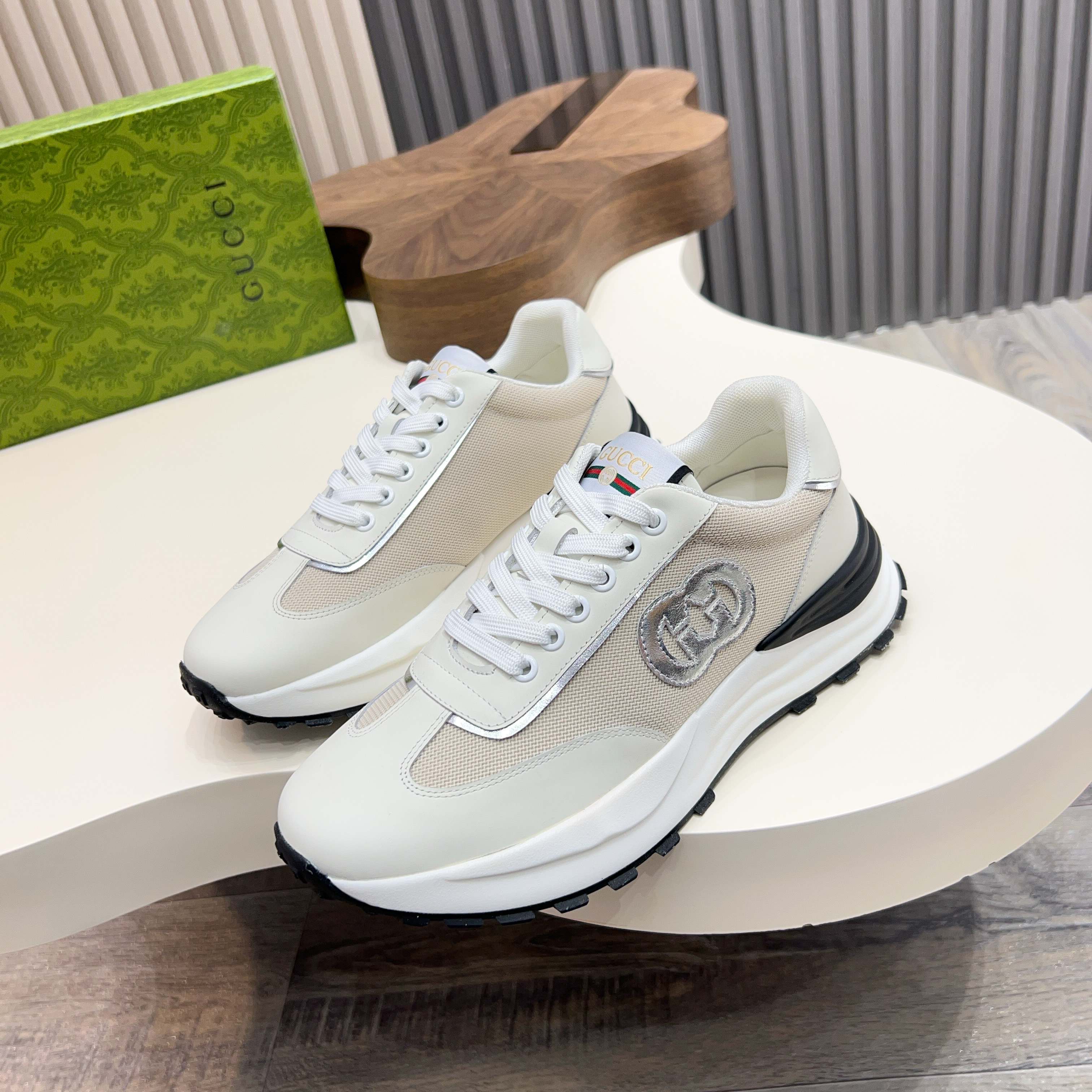 Gucci Men's Leather Sneakers - Comfortable, Stylish, Sizes 39-44 2 a1744496611860 0574