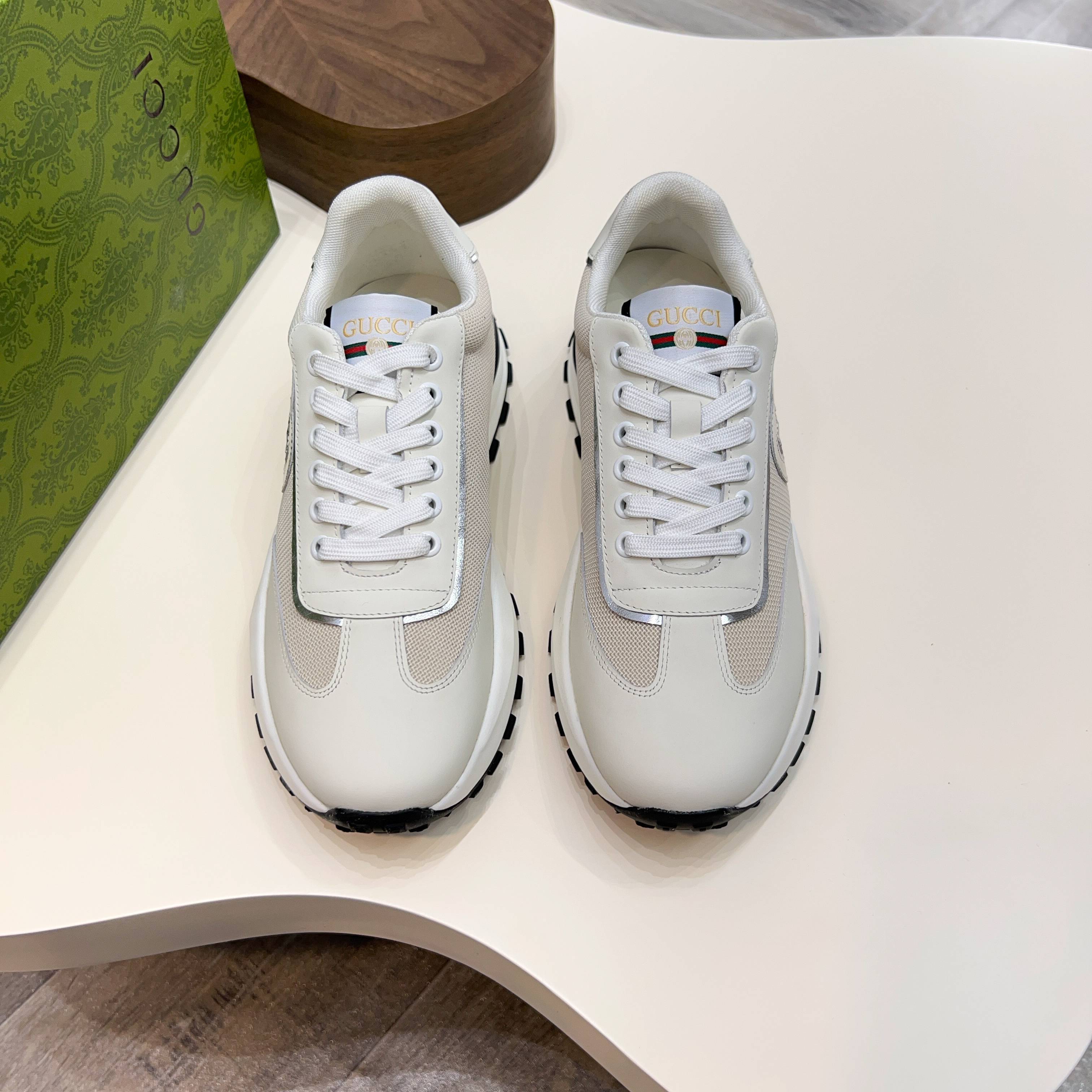 Gucci Men's Leather Sneakers - Comfortable, Stylish, Sizes 39-44 10 a1744496614245 0516