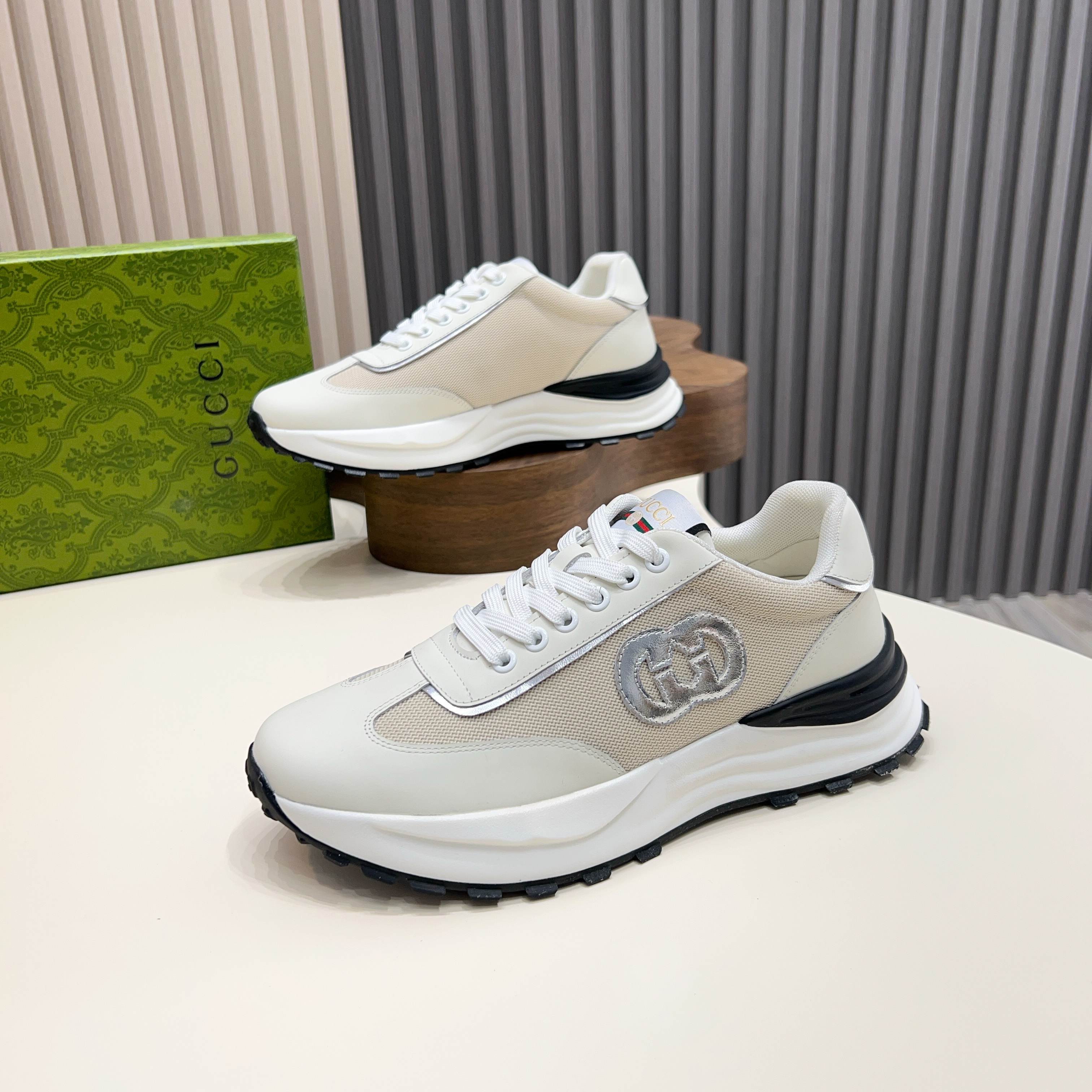 Gucci Men's Leather Sneakers - Comfortable, Stylish, Sizes 39-44 11 a1744496614252 2511
