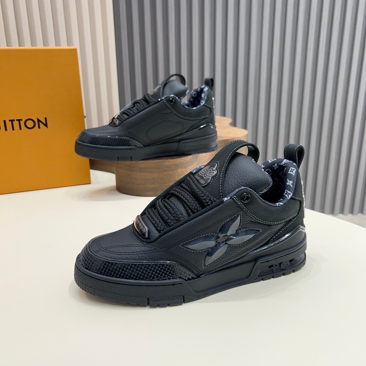 Louis Vuitton Trainer Sneaker: Leather, Monogram, and Tech Rubber Outsole 10 a1744496759073 4545