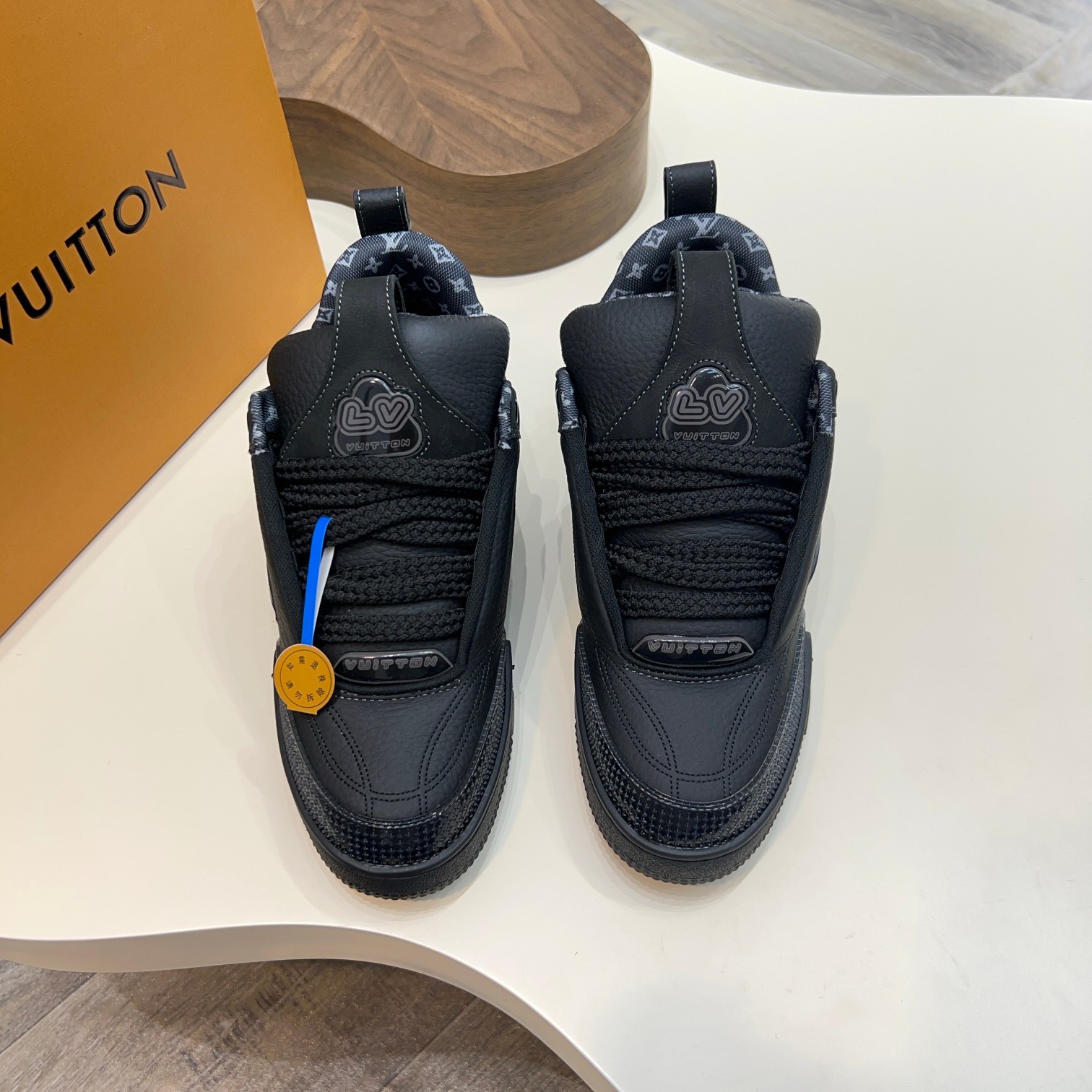 Louis Vuitton Trainer Sneaker: Leather, Monogram, and Tech Rubber Outsole 11 a1744496759204 8542