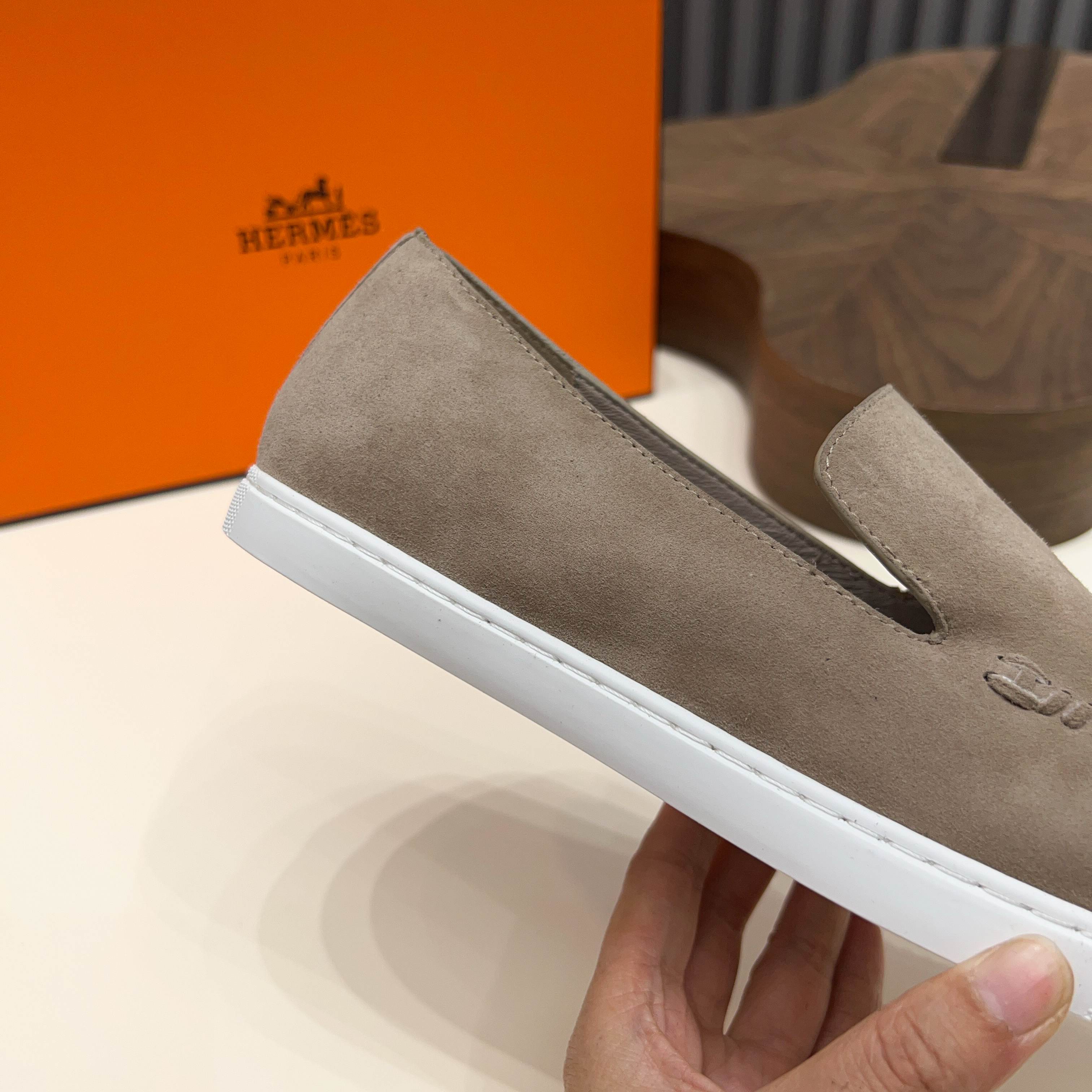 Hermès Men's Suede Loafers - Comfortable & Stylish Slip-Ons, Sizes 39-44 5 a1744899212469 5413