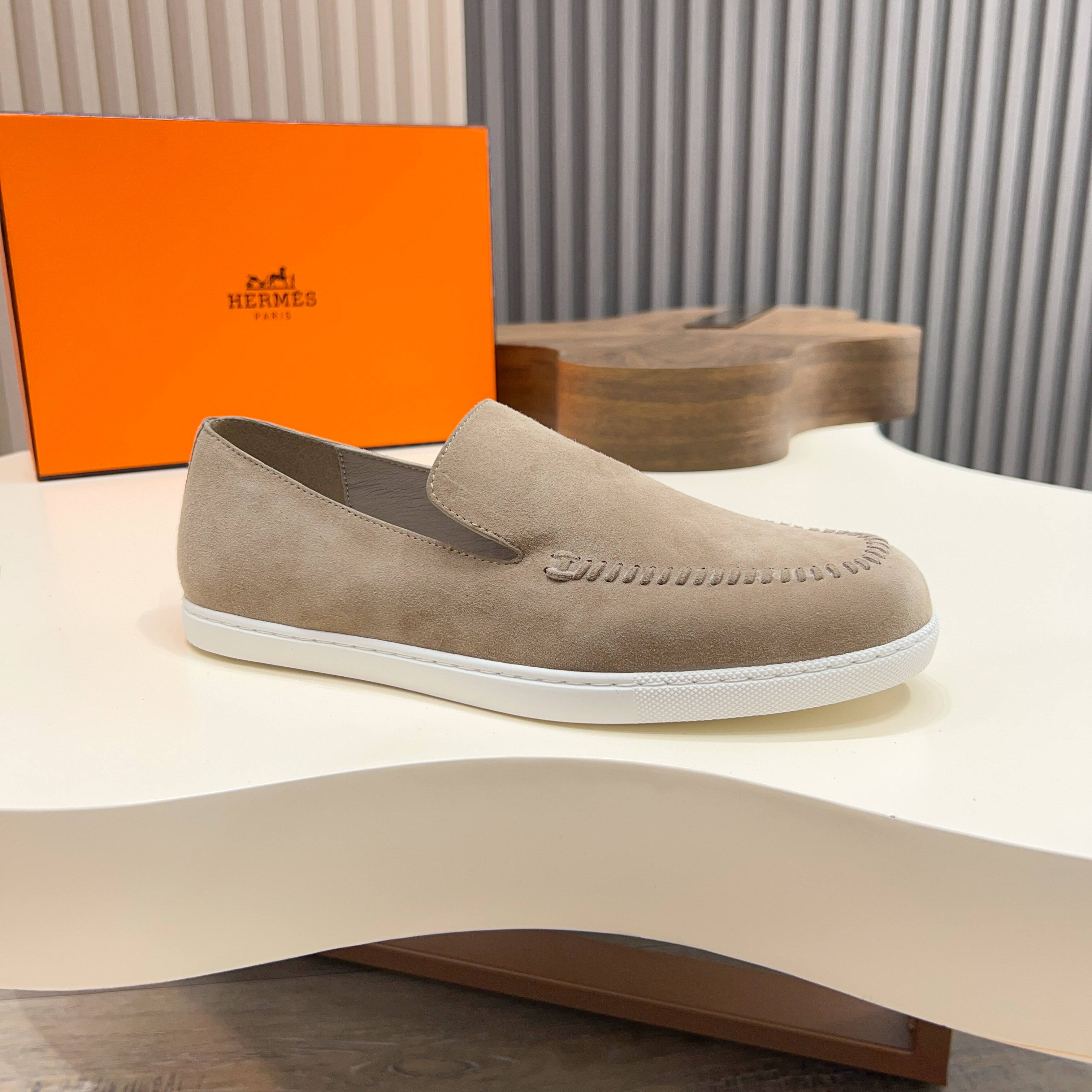 Hermès Men's Suede Loafers - Comfortable & Stylish Slip-Ons, Sizes 39-44 8 a1744899215458 1804
