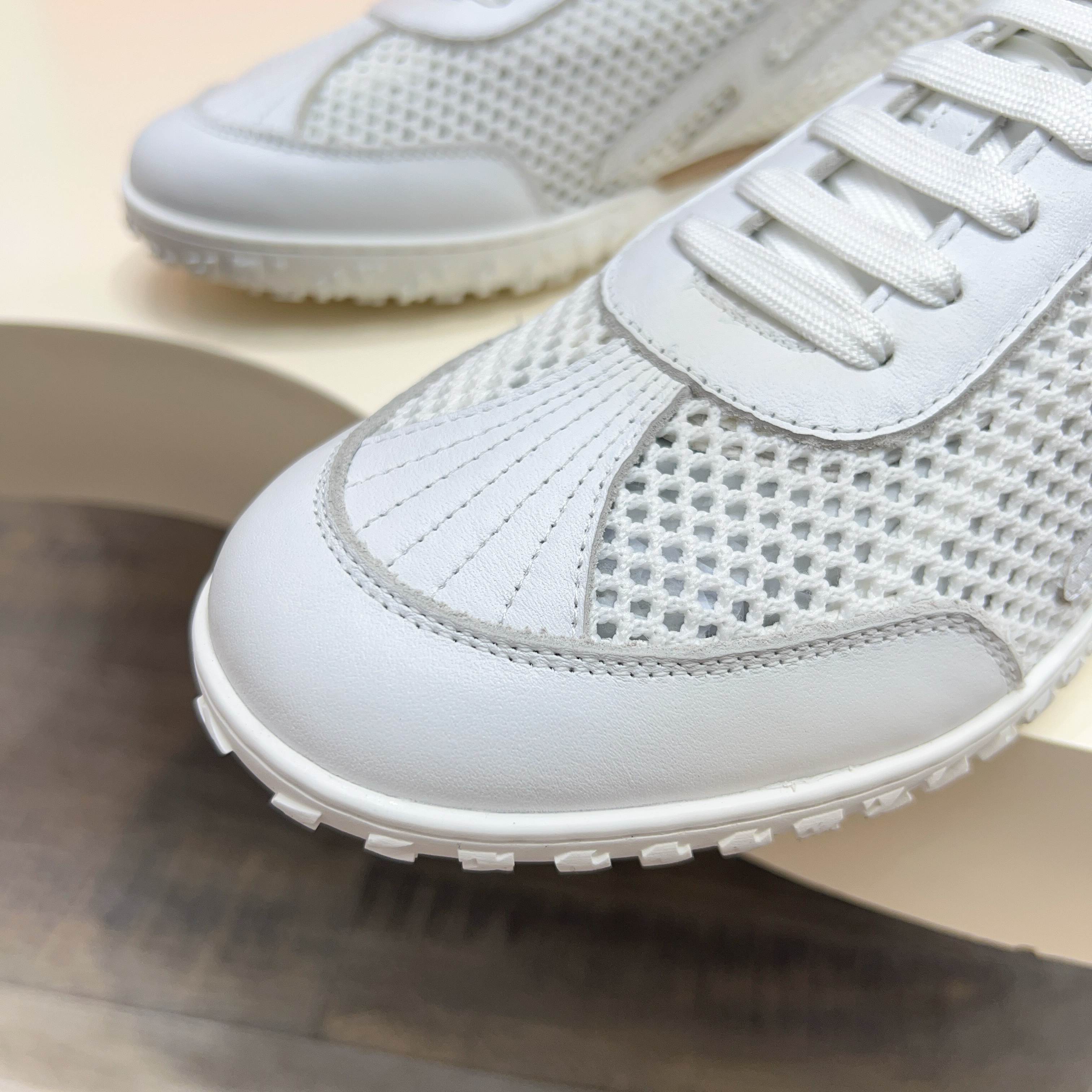 Hermès White Leather Sneakers with Perforated Design, Size 39-44 9 a1744899390306 2522