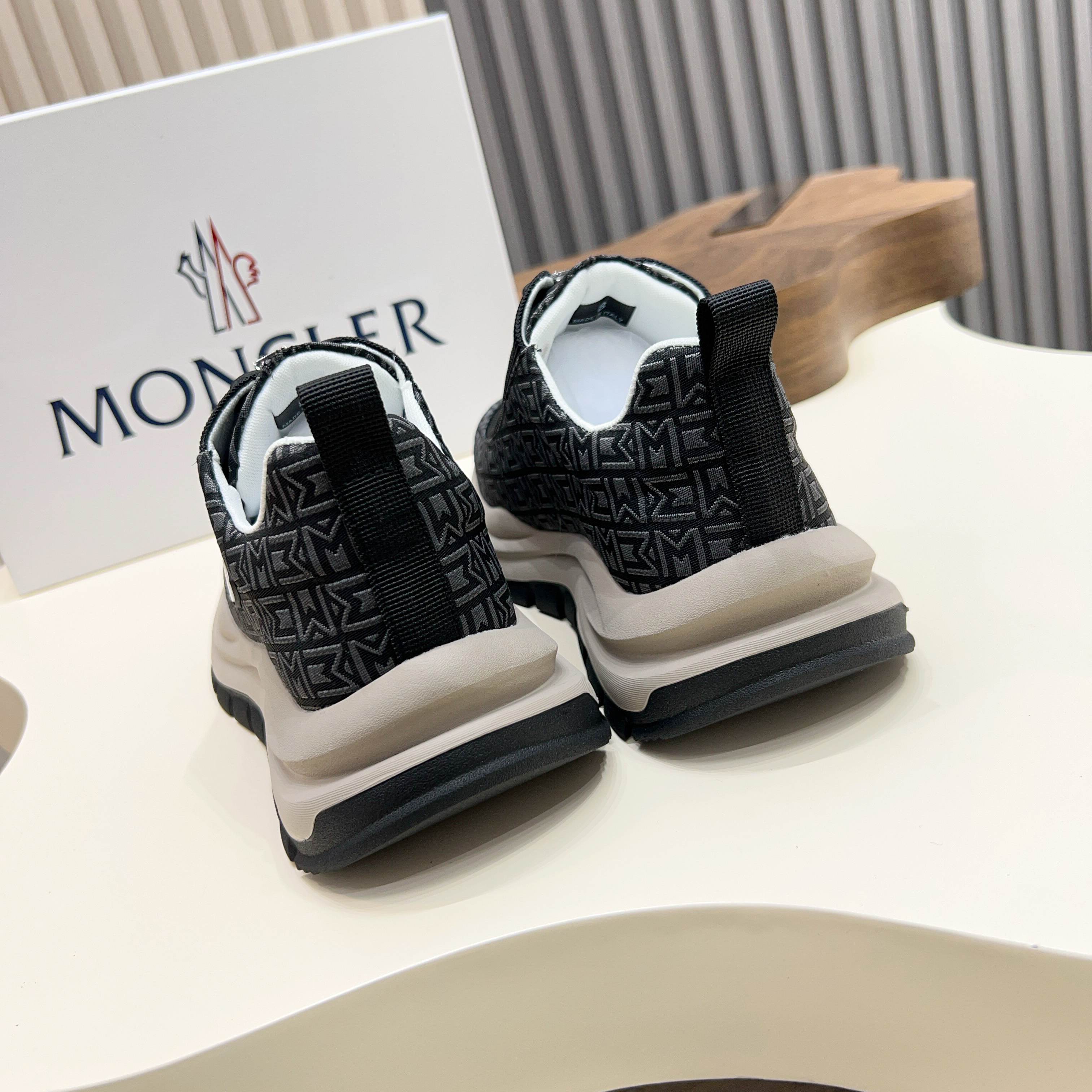 Moncler Men's Lace-Up Casual Sneakers - Comfortable & Stylish 4 a1745101670939 7310