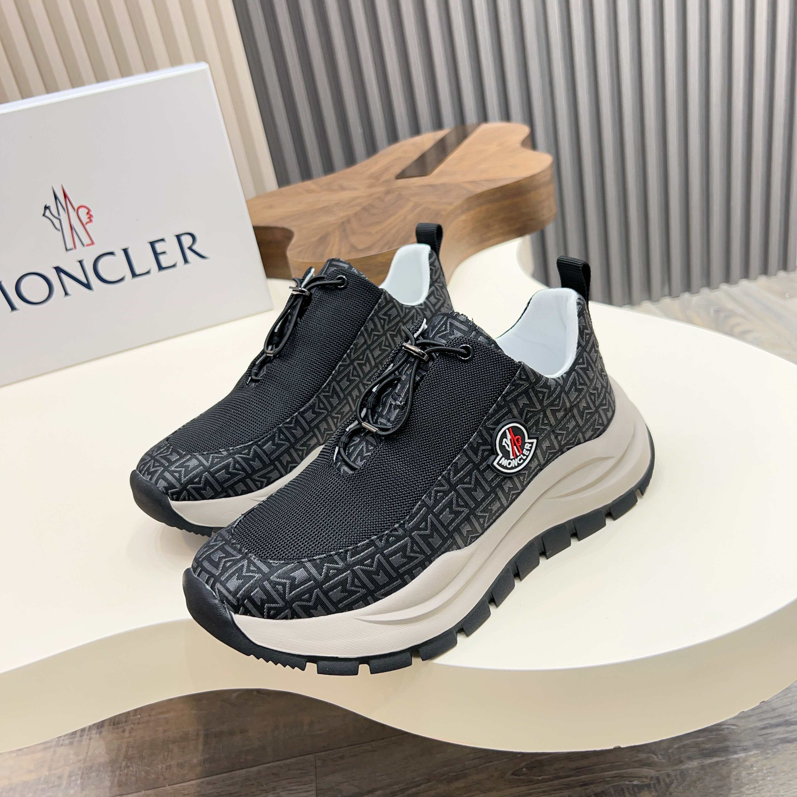 Moncler Men's Lace-Up Casual Sneakers - Comfortable & Stylish 2 a1745101671244 7712