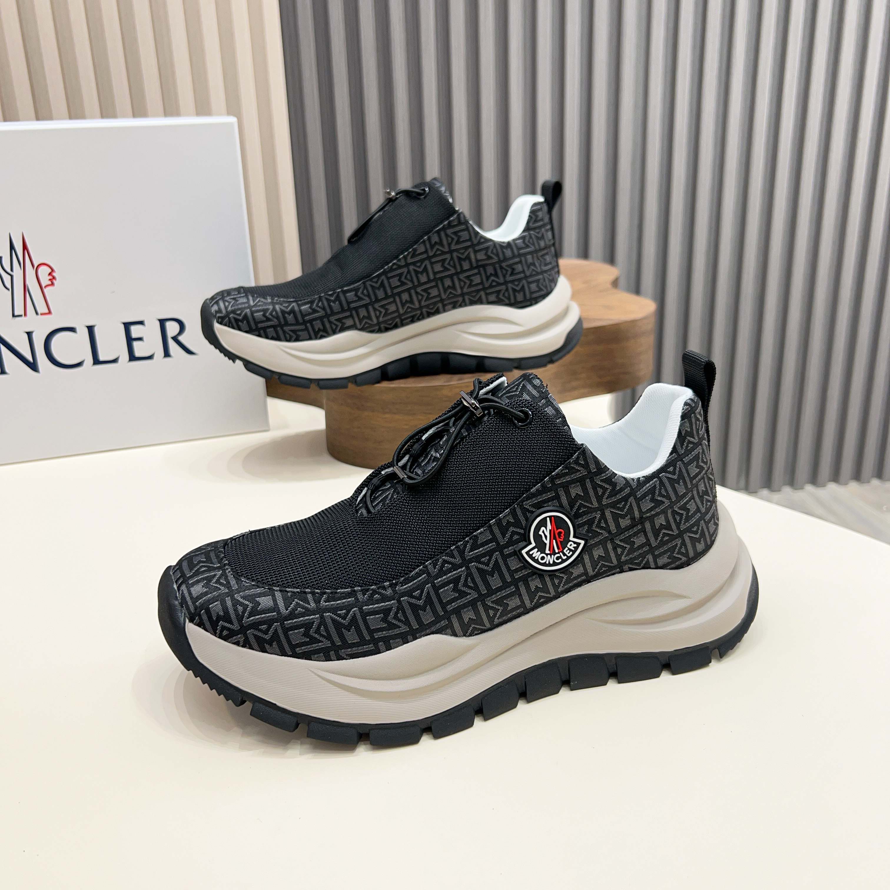 Moncler Men's Lace-Up Casual Sneakers - Comfortable & Stylish 10 a1745101674743 8413