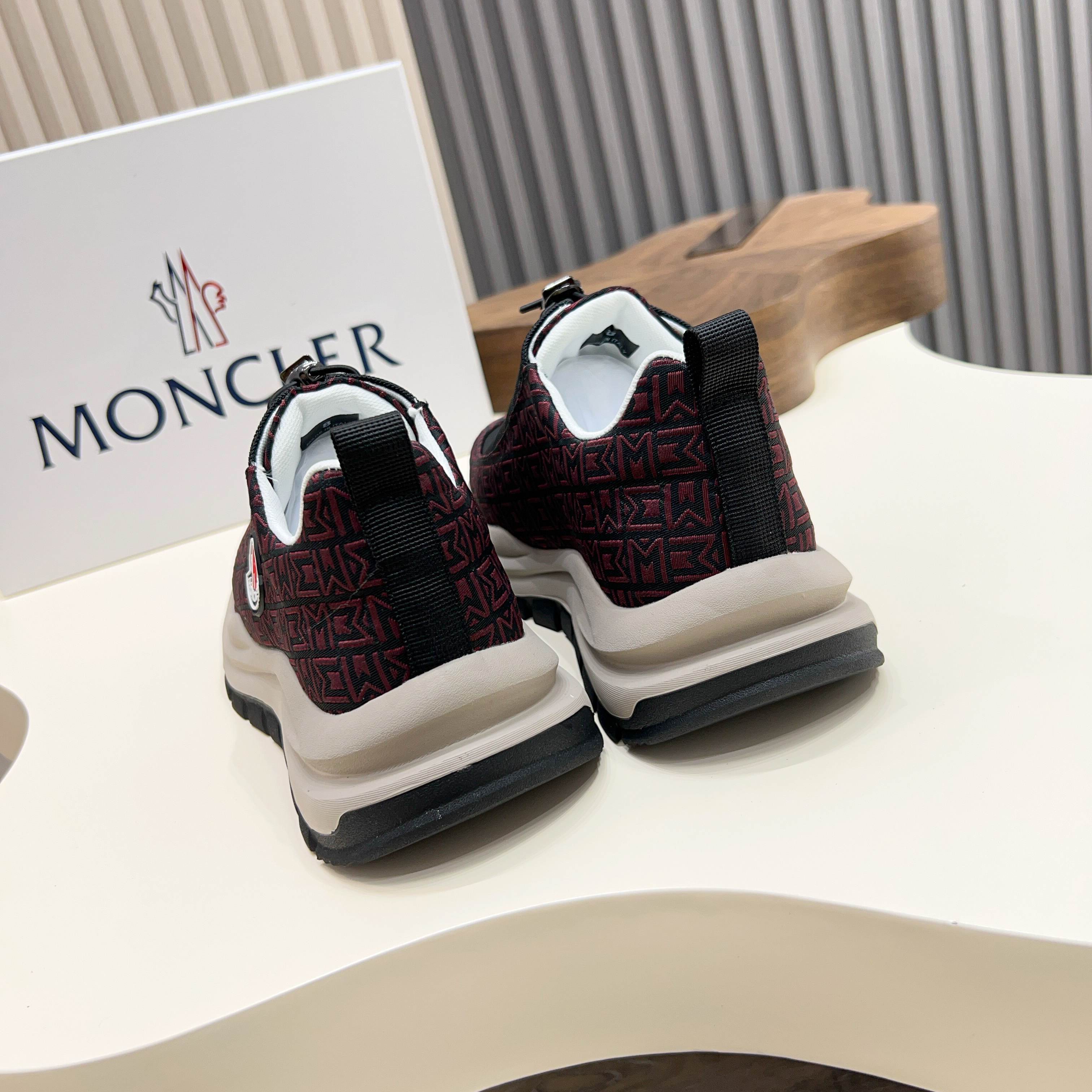 Moncler Men's Lace-Up Casual Sneakers - Comfortable, Slip-Resistant, Trendy 4 a1745101700536 0688
