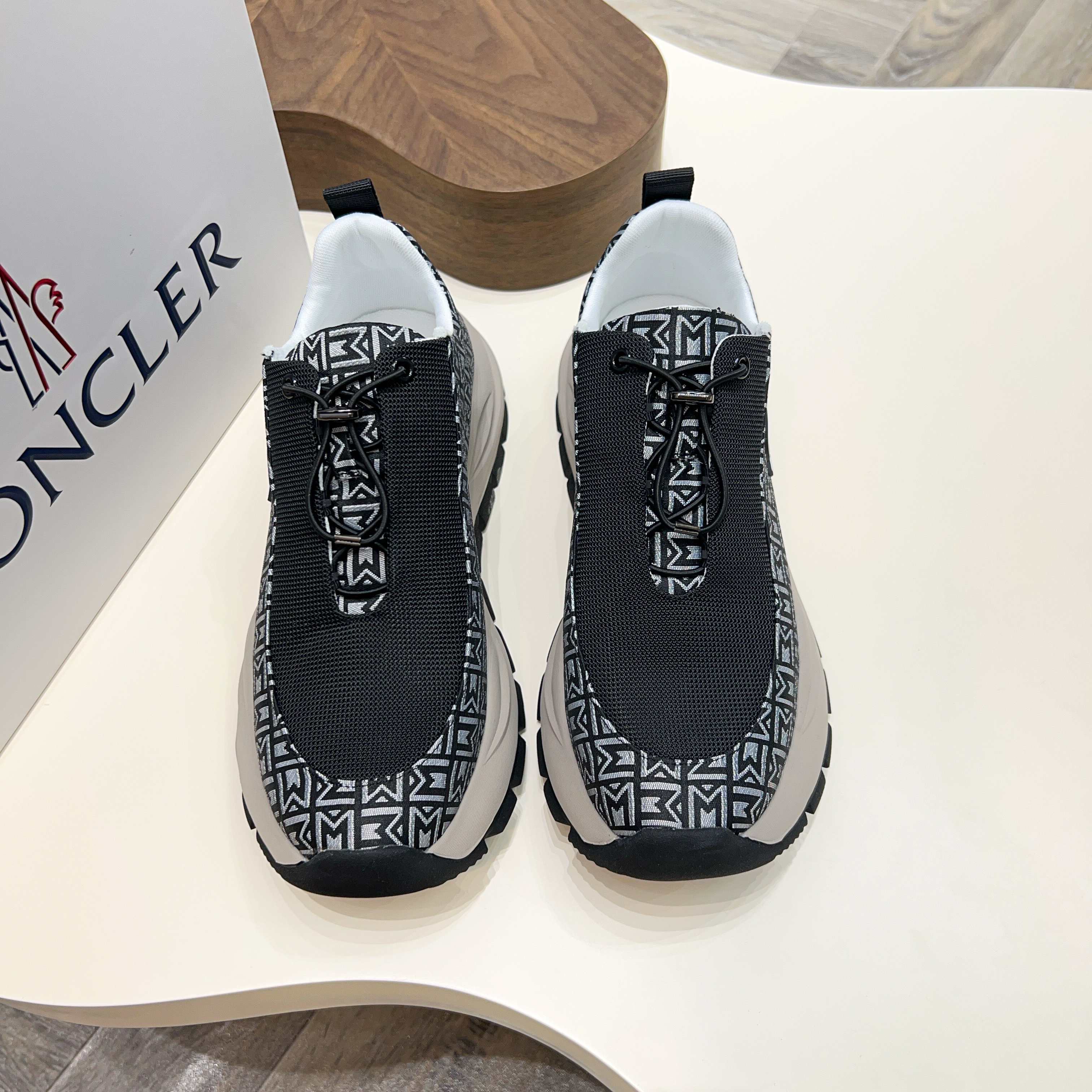 Moncler Men's Lace-Up Casual Sneakers - Comfortable & Stylish Design 10 a1745104641385 7575