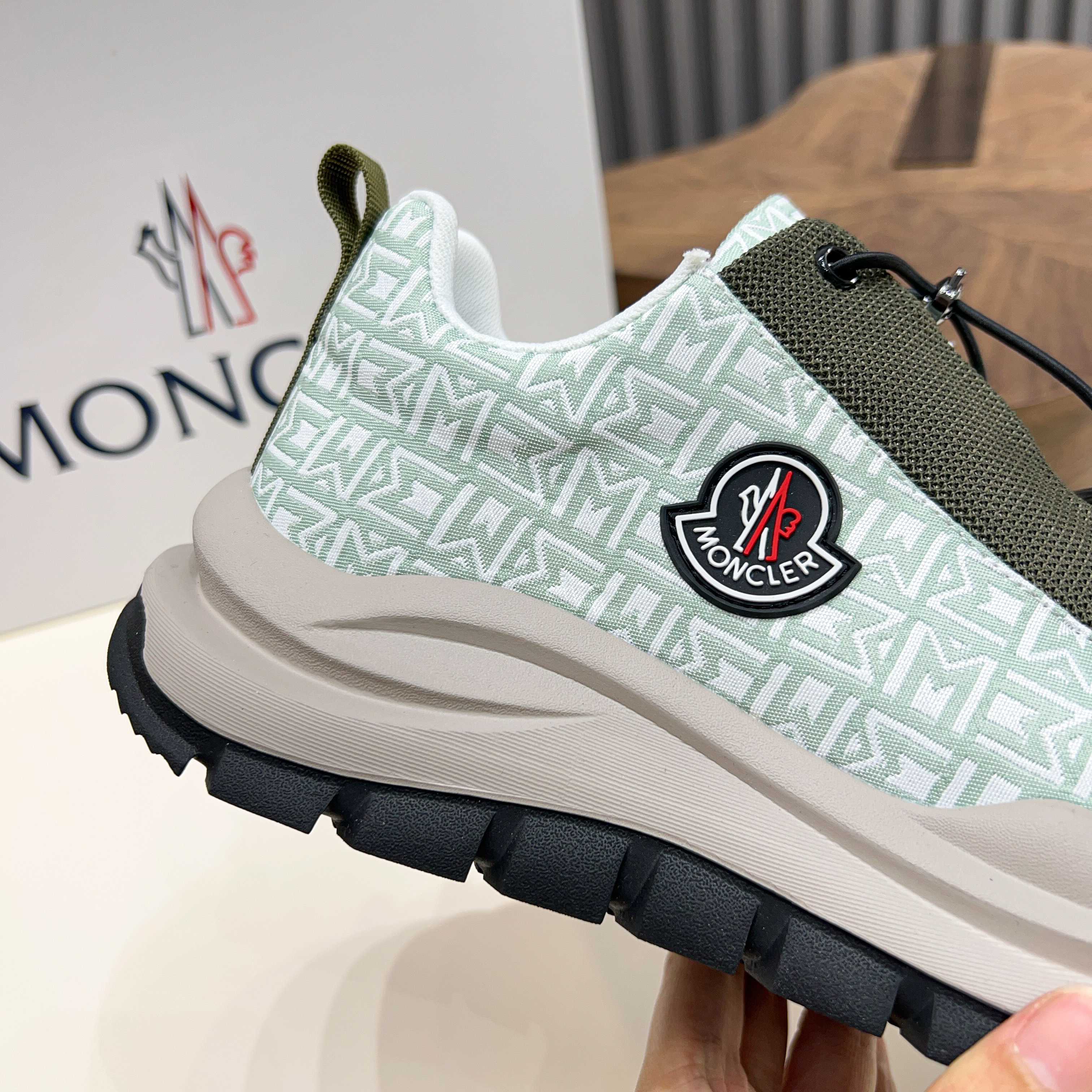 Moncler Men's Lace-Up Casual Sneakers - Comfortable & Stylish, Size 38-44 5 a1745104691888 7114