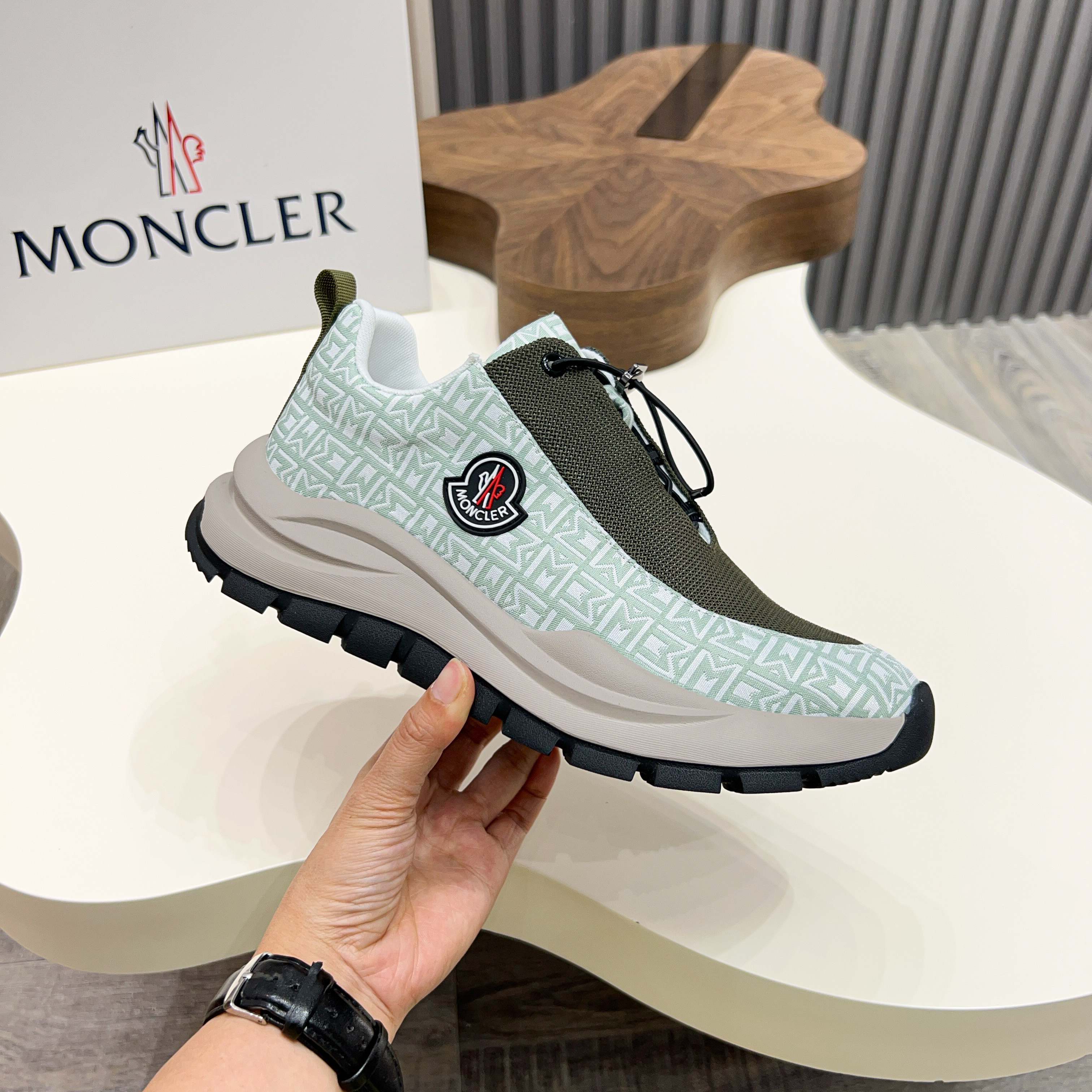 Moncler Men's Lace-Up Casual Sneakers - Comfortable & Stylish, Size 38-44 6 a1745104693746 5855