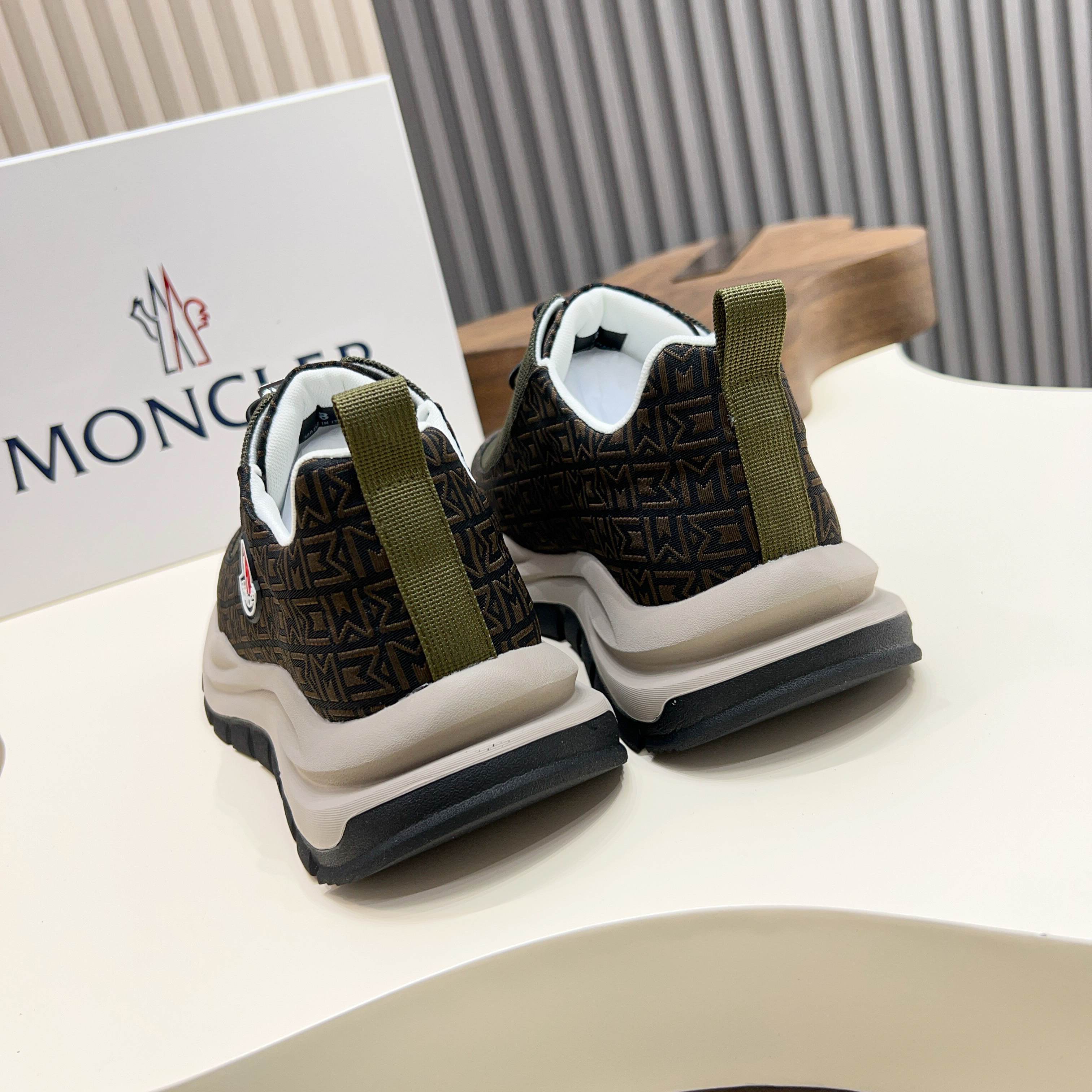 Moncler Men's Slip-On Sneakers, Knit Upper, Lightweight, Sizes 38-44 4 a1745105226996 5304