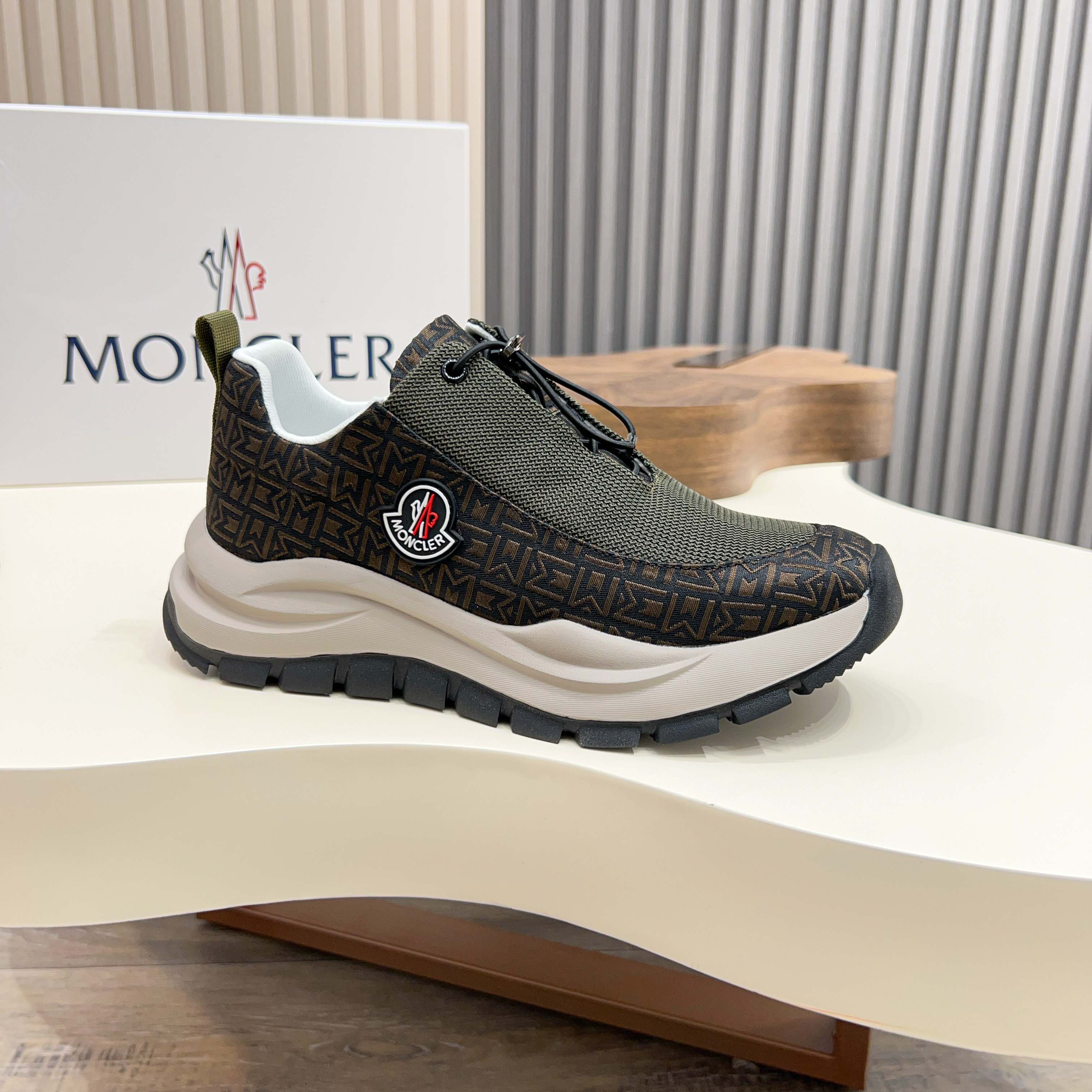 Moncler Men's Slip-On Sneakers, Knit Upper, Lightweight, Sizes 38-44 6 a1745105227256 4726