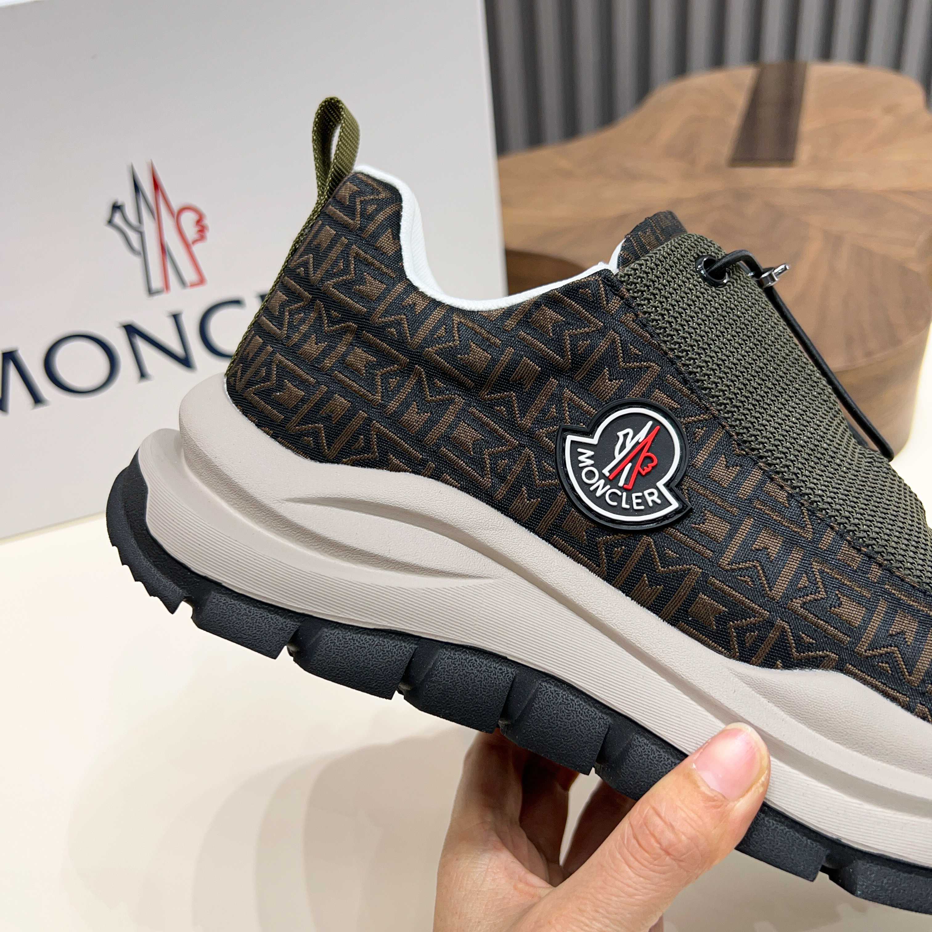 Moncler Men's Slip-On Sneakers, Knit Upper, Lightweight, Sizes 38-44 7 a1745105229519 7231