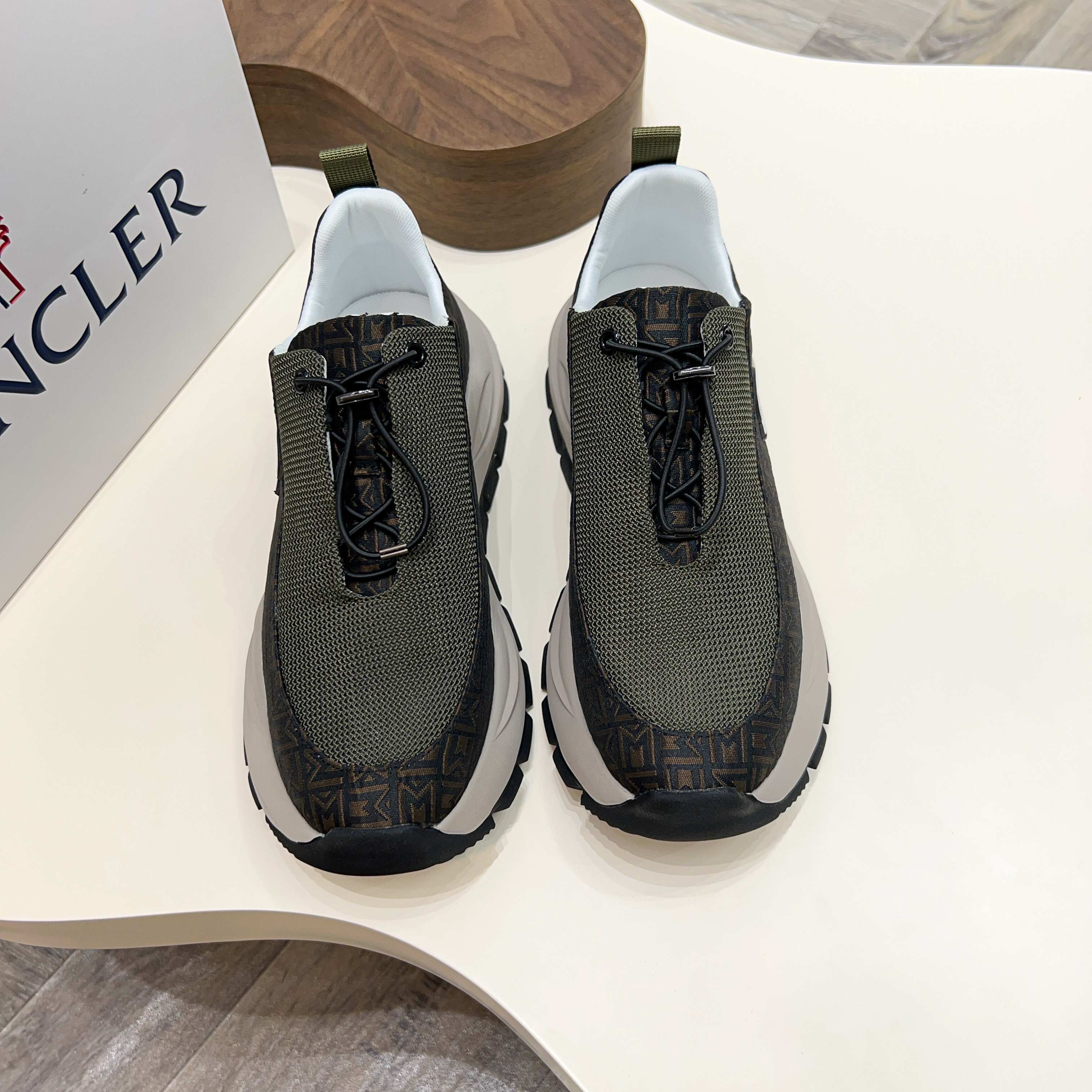 Moncler Men's Slip-On Sneakers, Knit Upper, Lightweight, Sizes 38-44 9 a1745105229639 5553