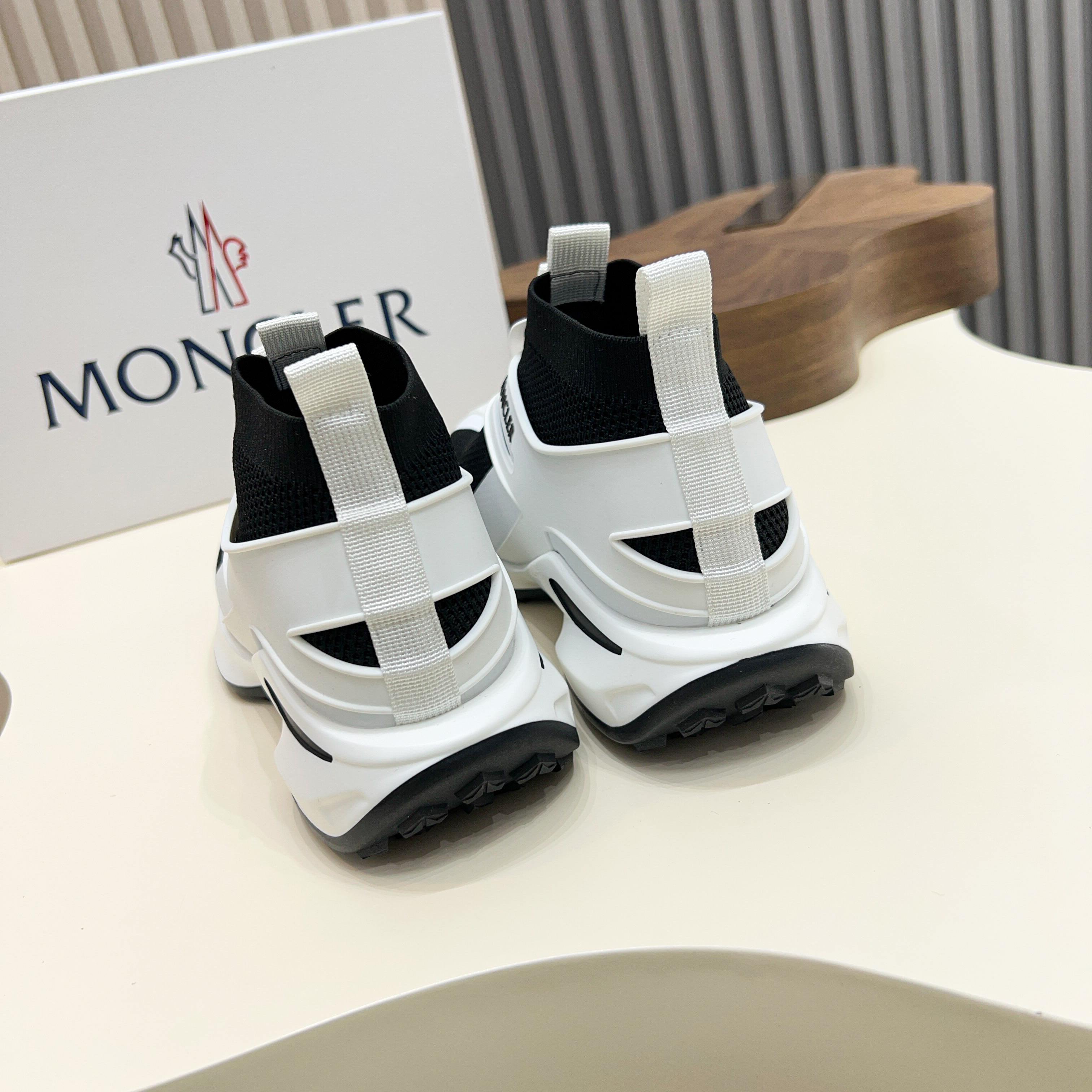 Moncler Men's Knit Lace-Up Sneakers: Comfort & Style, Sizes 38-44 4 a1745122832220 6467