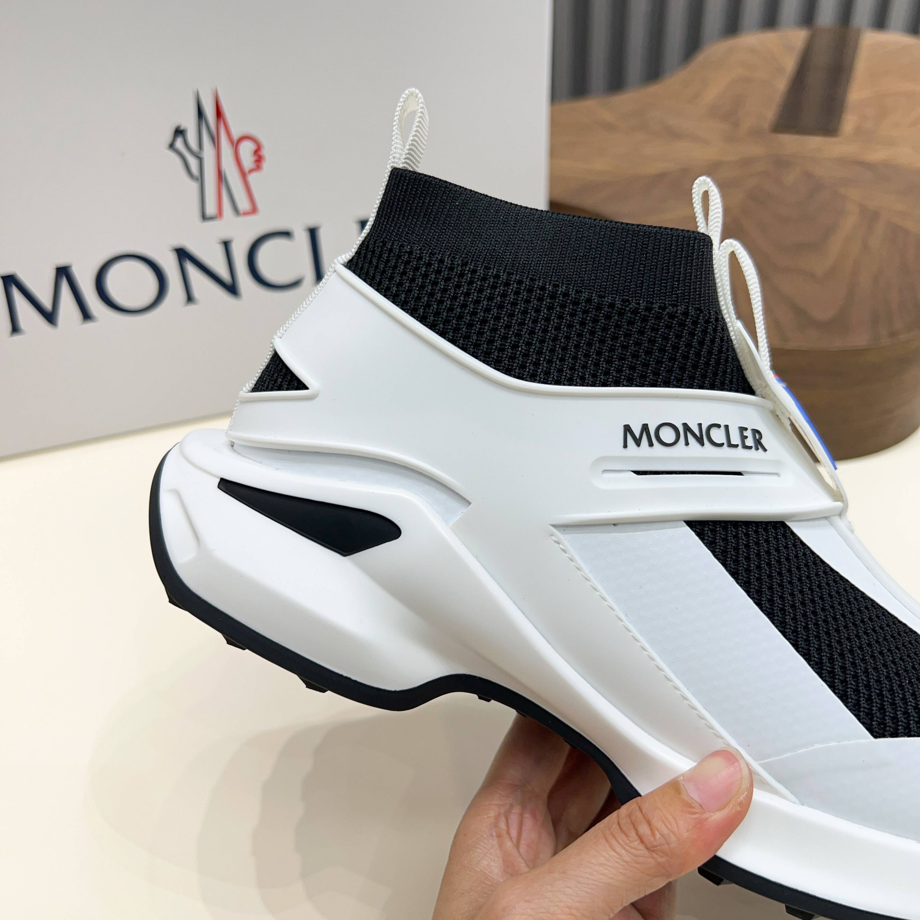 Moncler Men's Knit Lace-Up Sneakers: Comfort & Style, Sizes 38-44 10 a1745122834955 7650