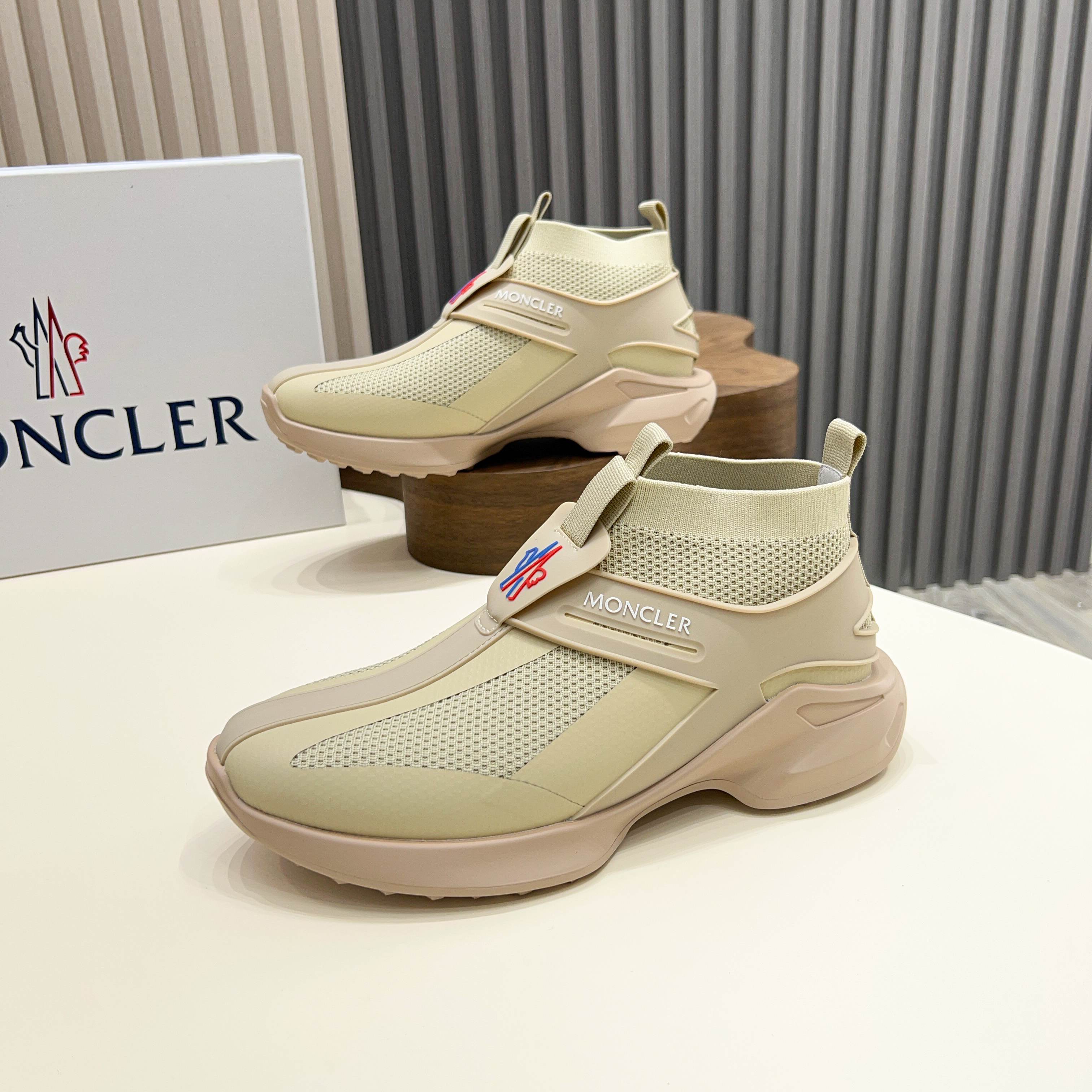 Moncler Men's Lace-Up Casual Sneakers Comfortable Non-Slip Fashion Shoes 10 a1745122979885 3200