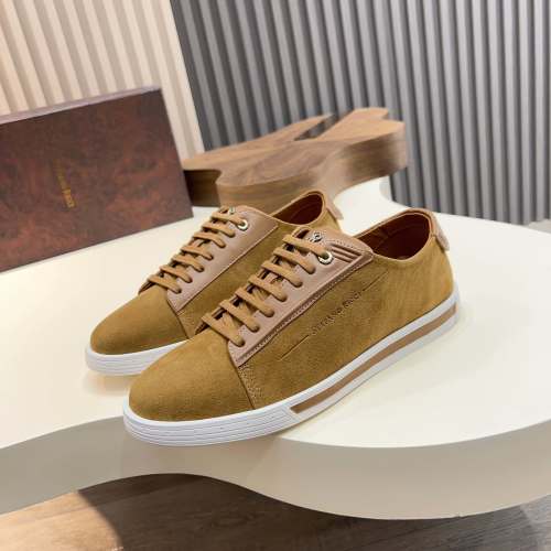 Stefano Ricci Men's Luxury Casual Sneakers - Premium Leather, Retro Style 1 Stefano Ricci Men's Luxury Casual Sneakers - Premium Leather, Retro Style
