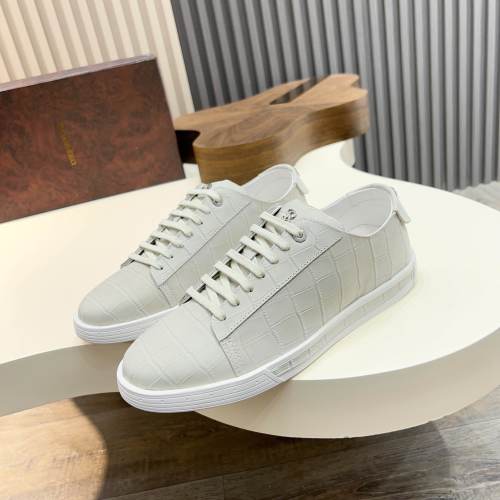 Stefano Ricci Men's Leather Sneakers - Premium Quality, Retro Style, Comfortable 1 Stefano Ricci Men's Leather Sneakers - Premium Quality, Retro Style, Comfortable