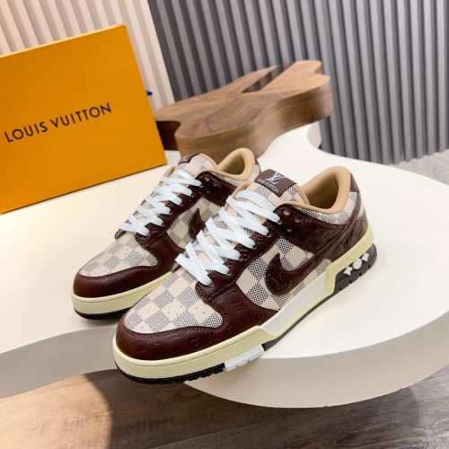 Louis Vuitton x Nike Low-Top Sneakers: Stylish & Comfortable (Sizes 39-44)