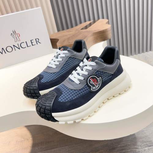 Moncler Men's Lace-Up Casual Sneakers - Comfortable & Slip-Resistant